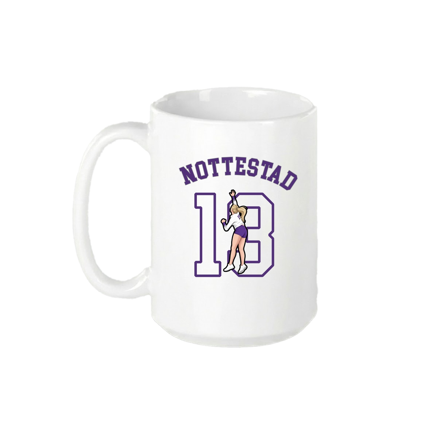 15oz Coffee Mug — Shirsey Arch in White