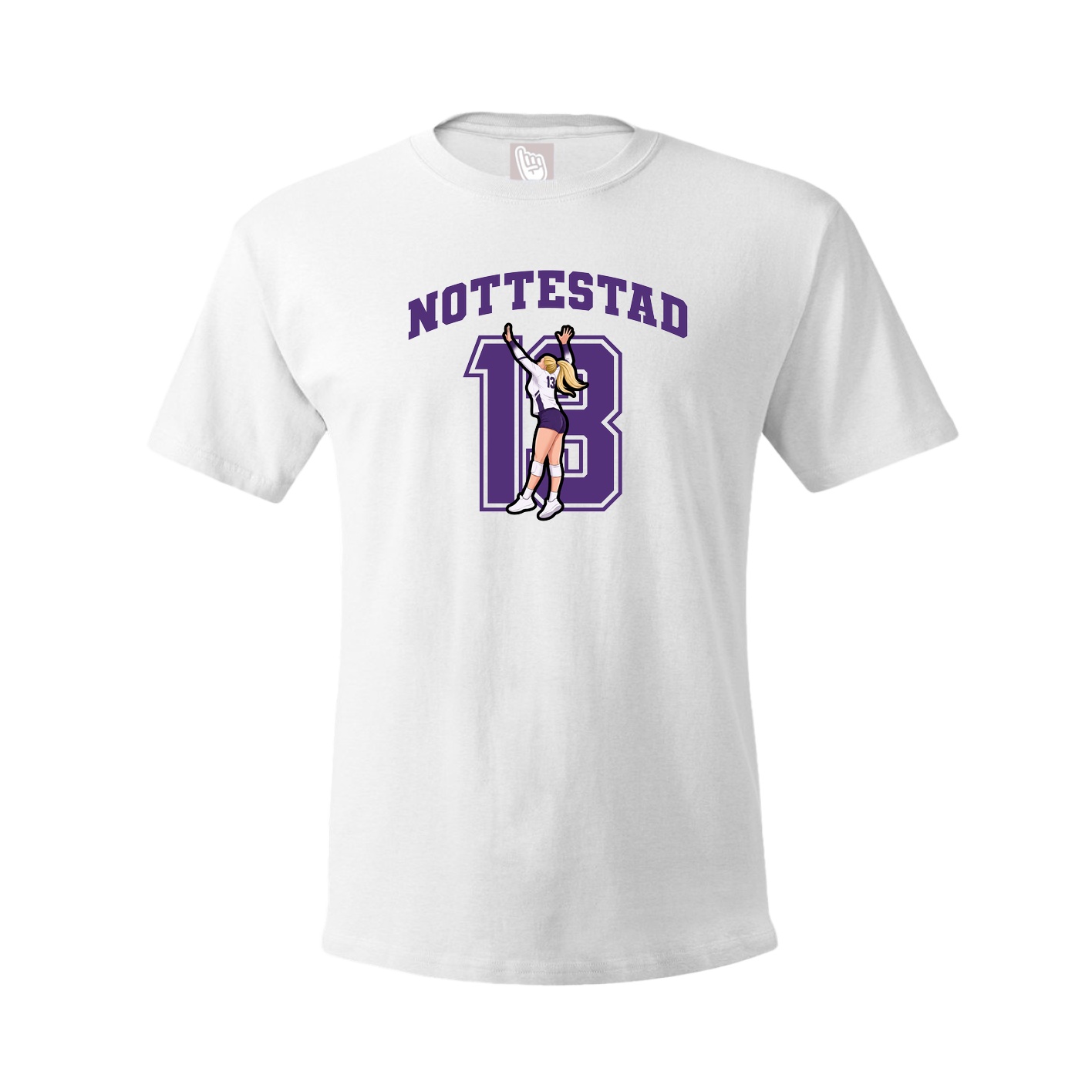 Tee — Number in White