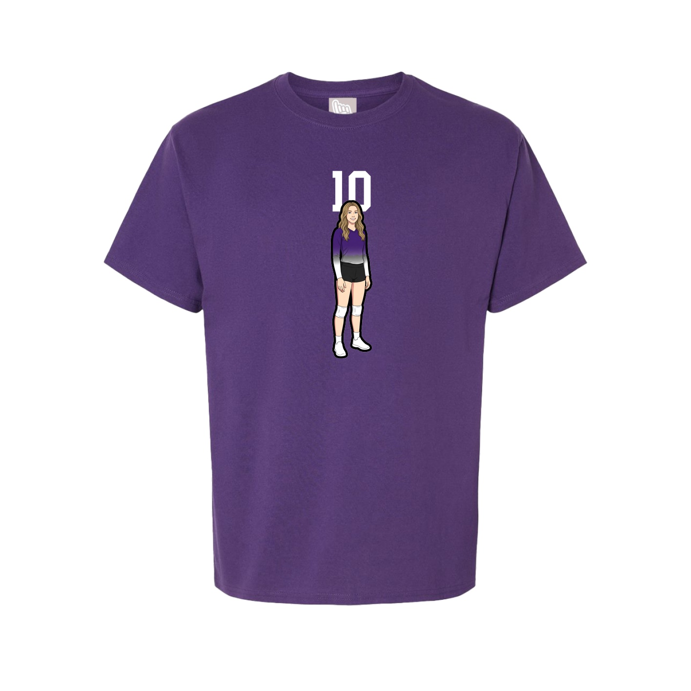 Tee — Number Top in Purple
