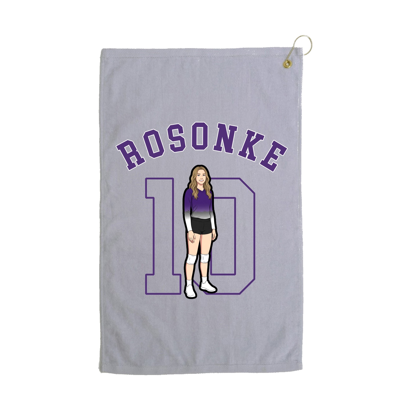 Golf Towel — Shirsey Arch in Grey