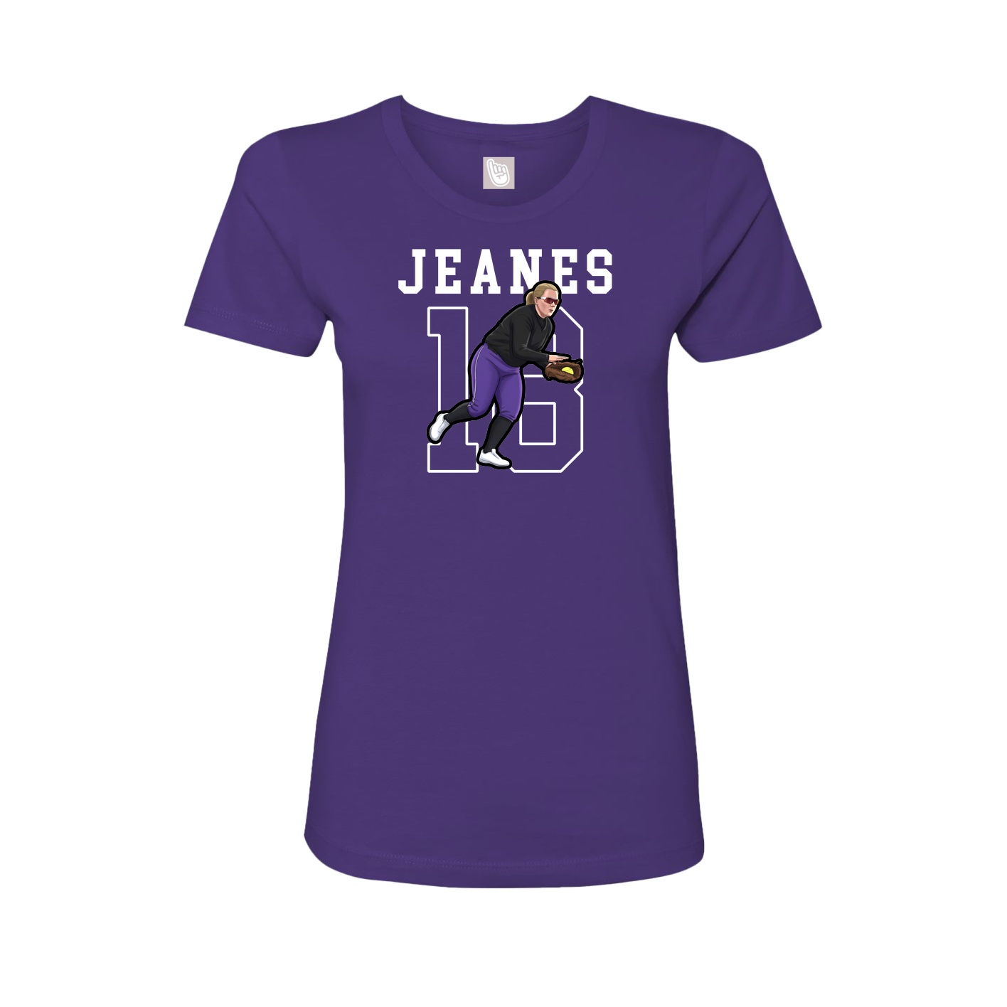 Fitted Women's Tee — Shirsey in Purple