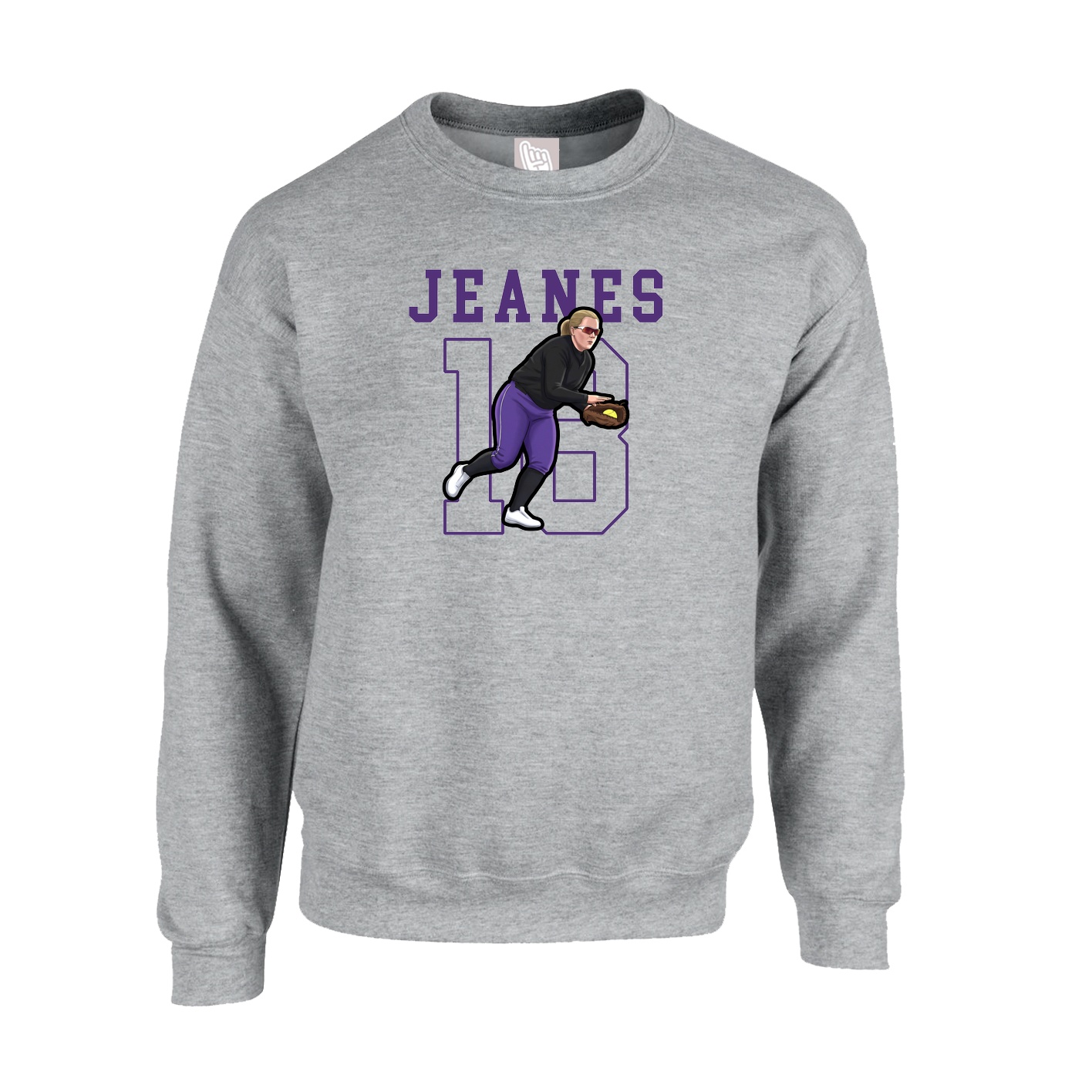Fleece Crew — Shirsey in Grey