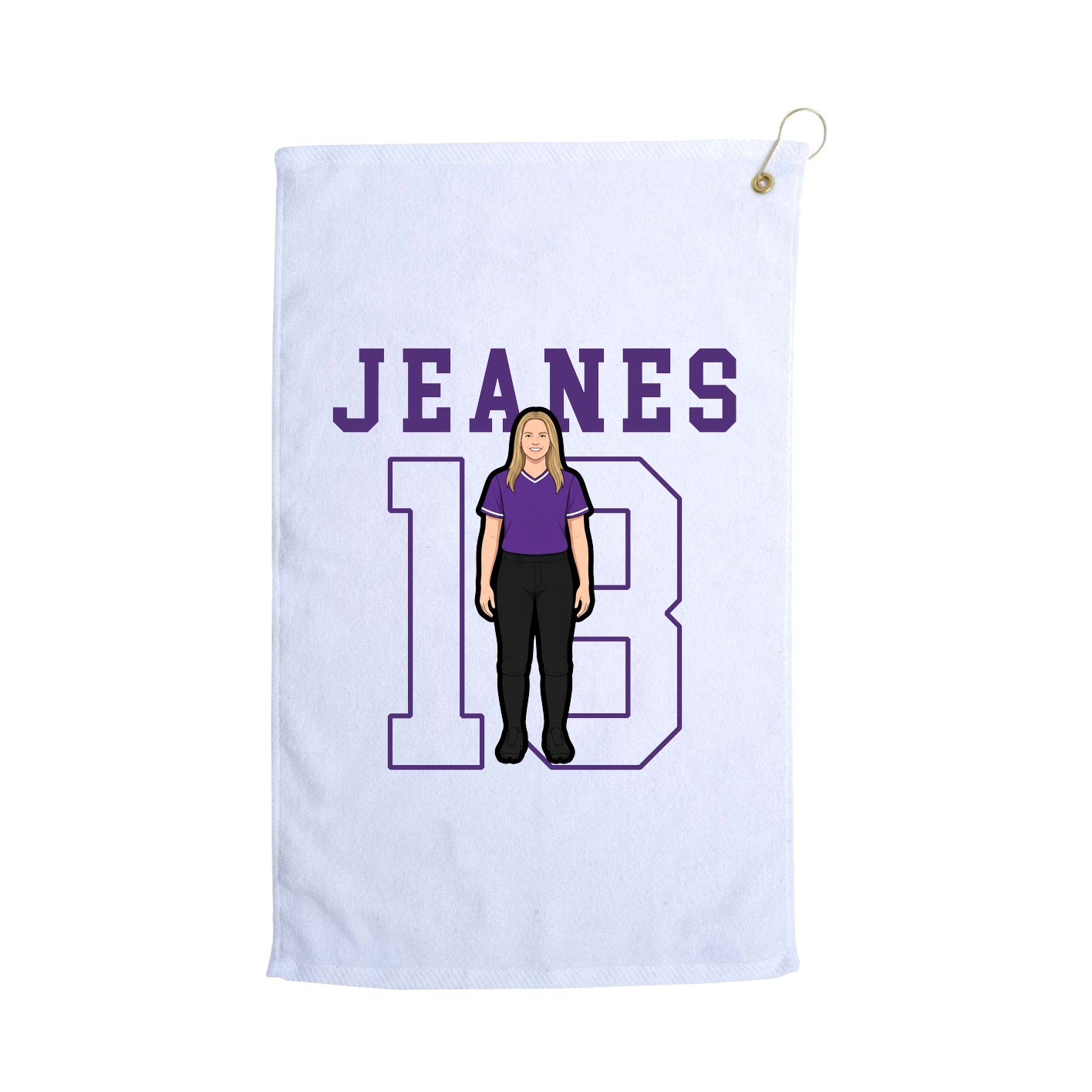Golf Towel — Shirsey in White