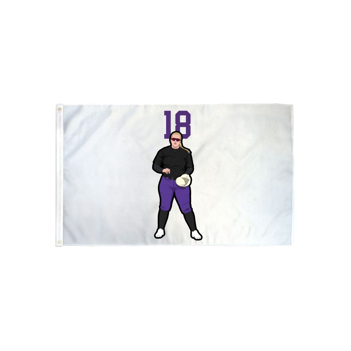 3x5 Flag — Number Top in Classic