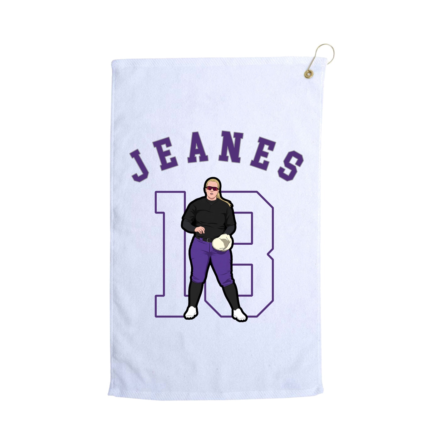 Golf Towel — Shirsey Arch in White