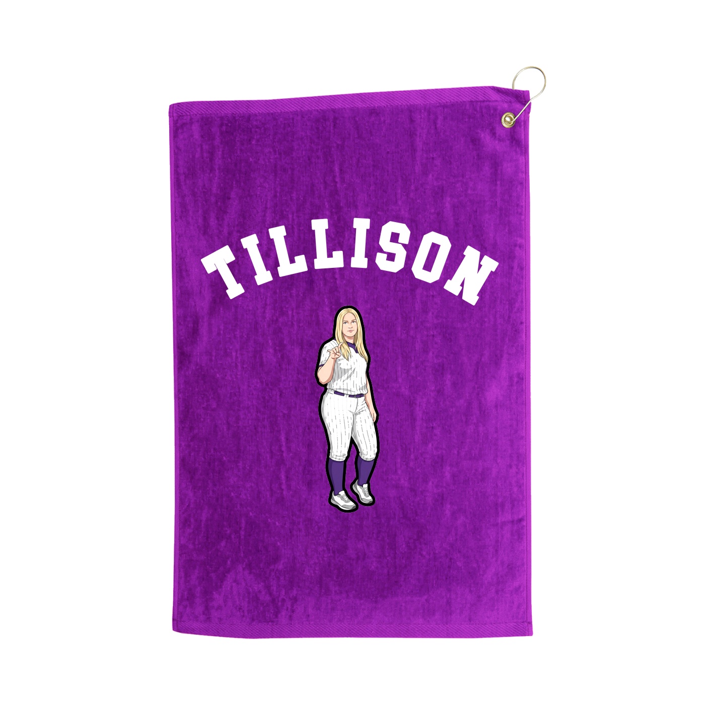 Golf Towel — Shirsey Arch in Purple