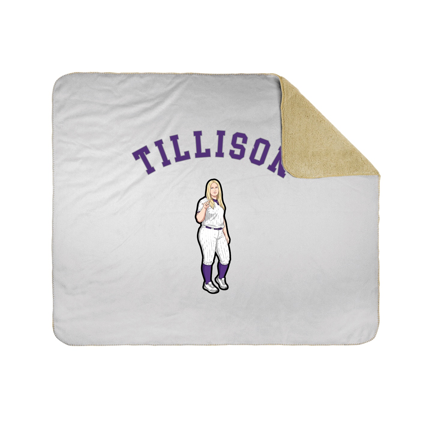 Throw Blanket — Shirsey Arch in White