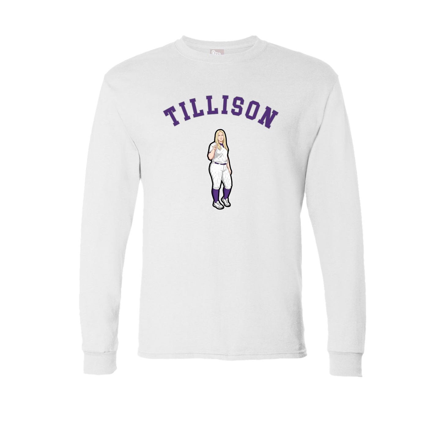Long Sleeve Tee — Shirsey Arch in White