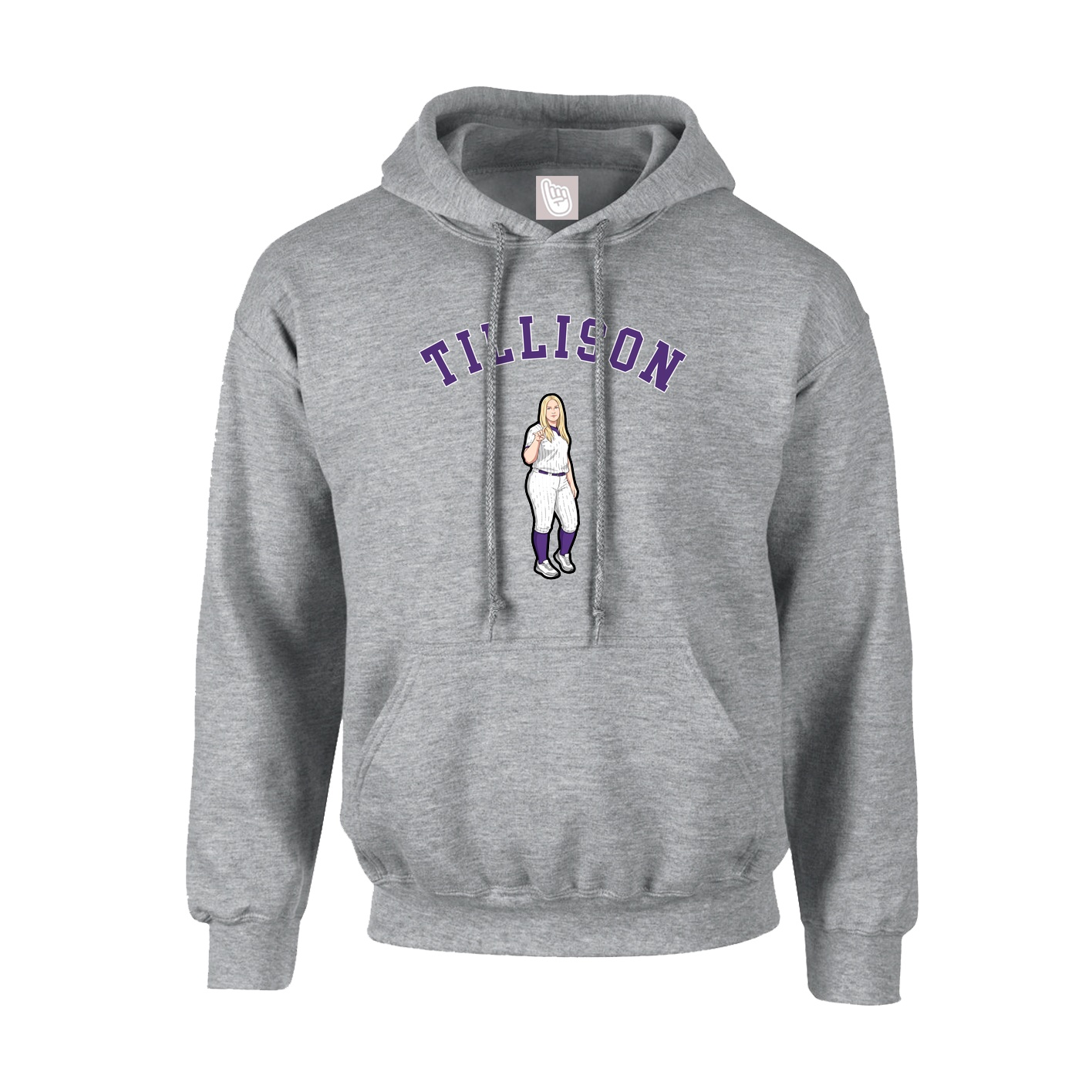 Hoodie — Shirsey Arch in Grey
