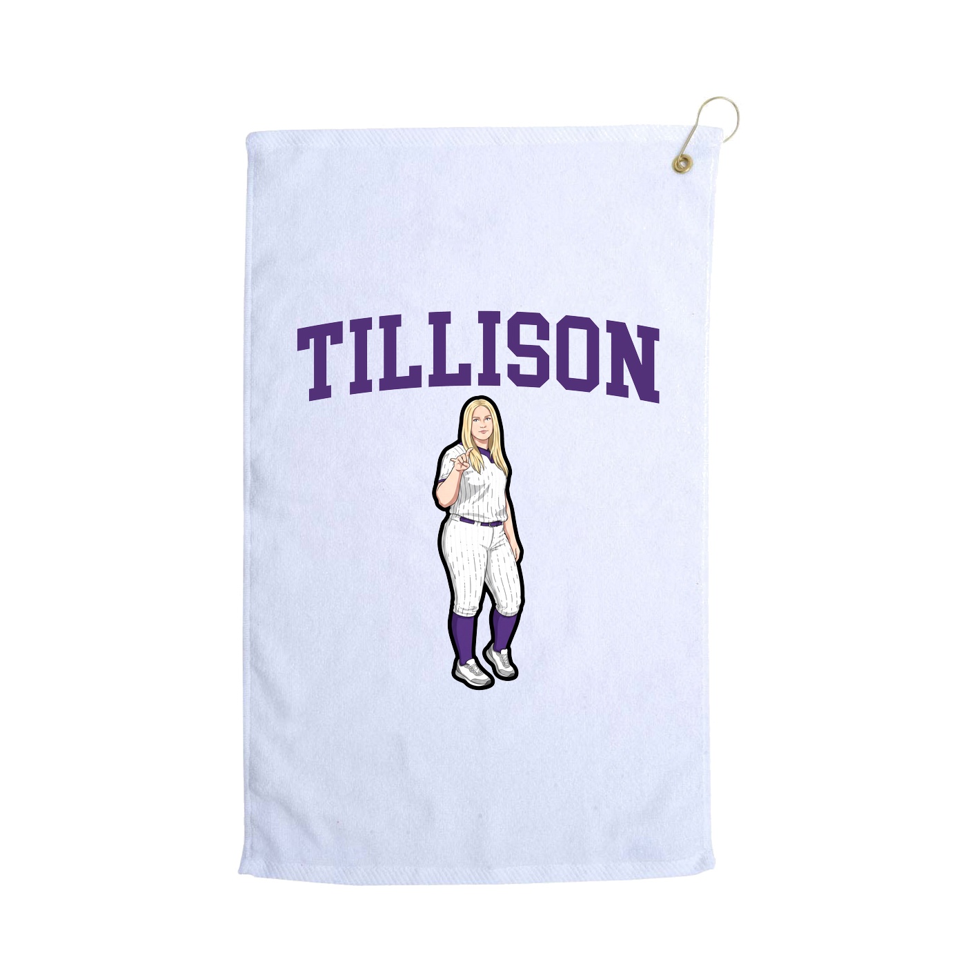 Golf Towel — Shirsey in White