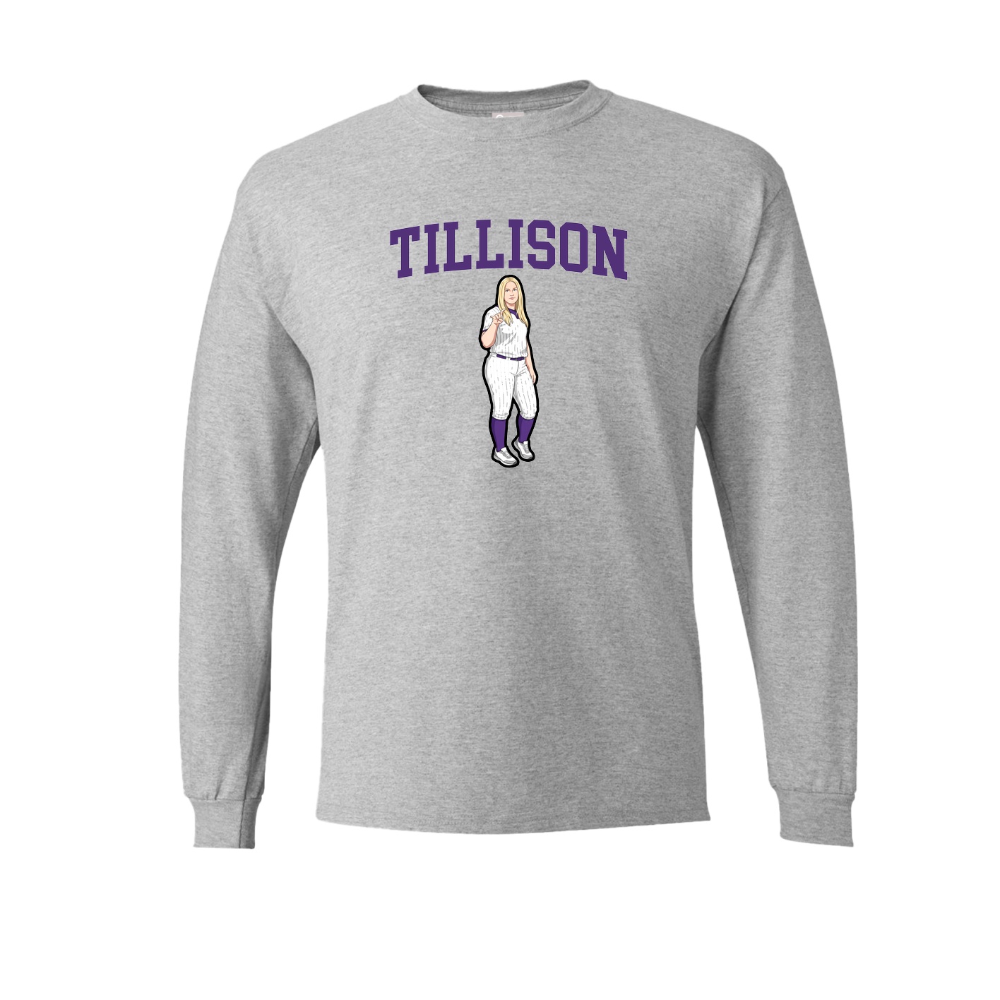 Long Sleeve Tee — Shirsey in Grey