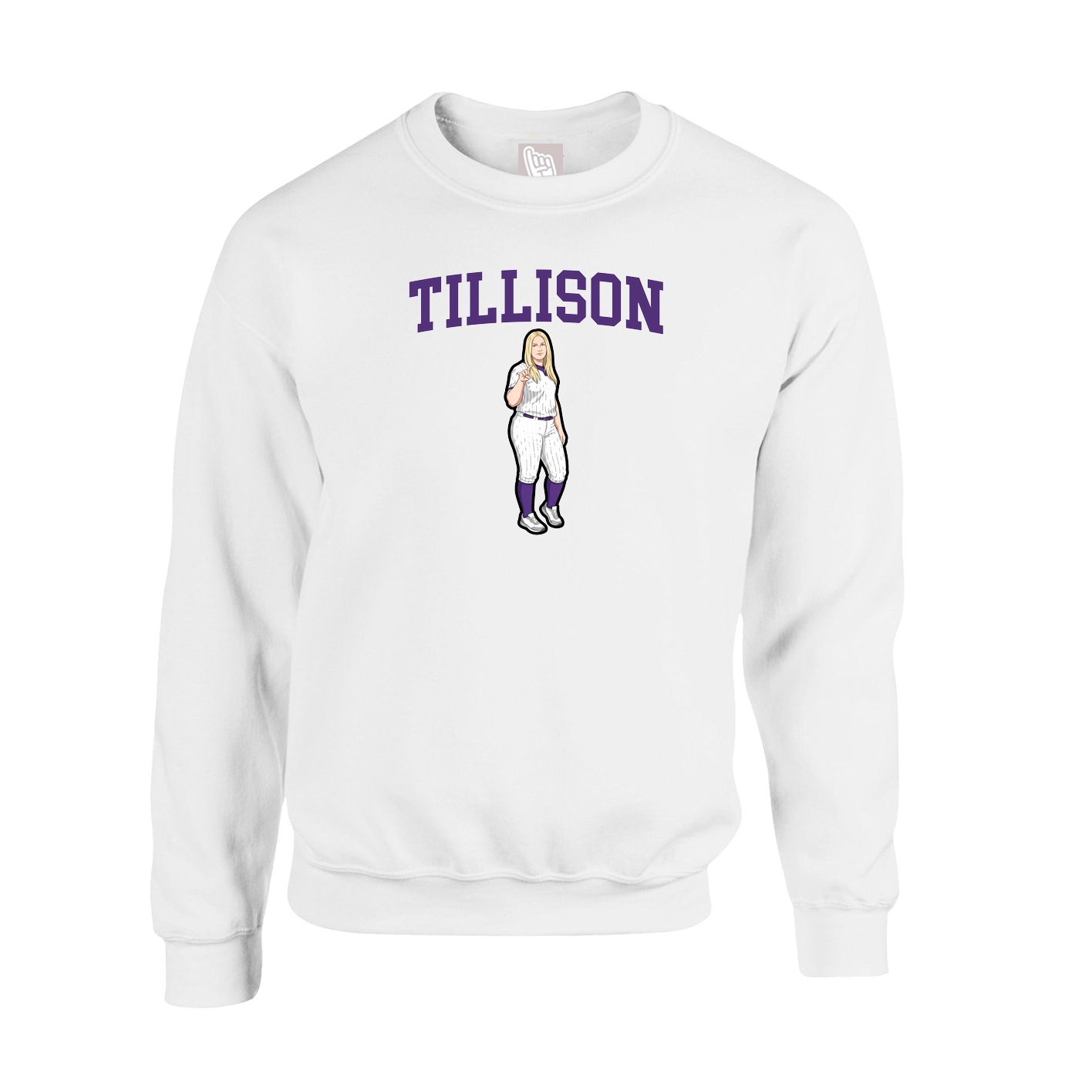 Fleece Crew — Shirsey in White