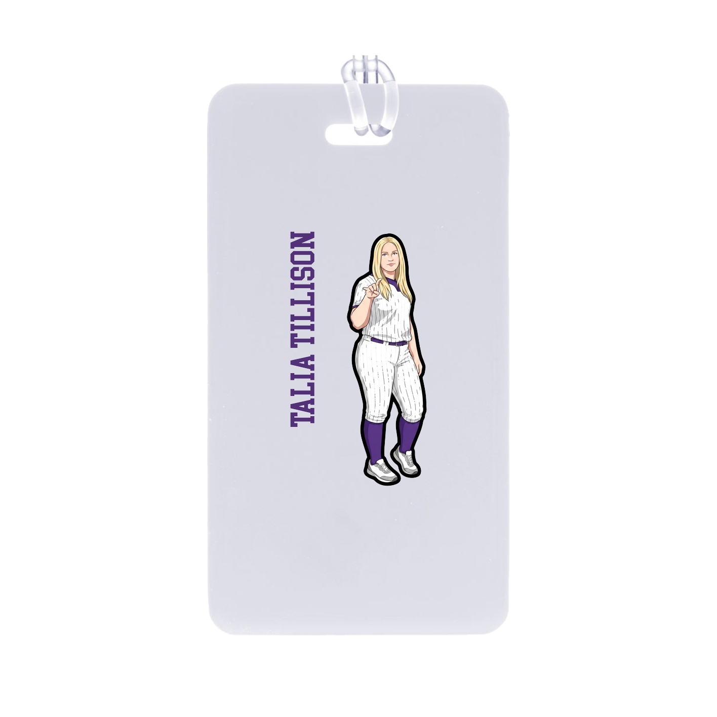 Bag Tag — Name Vertical in Classic
