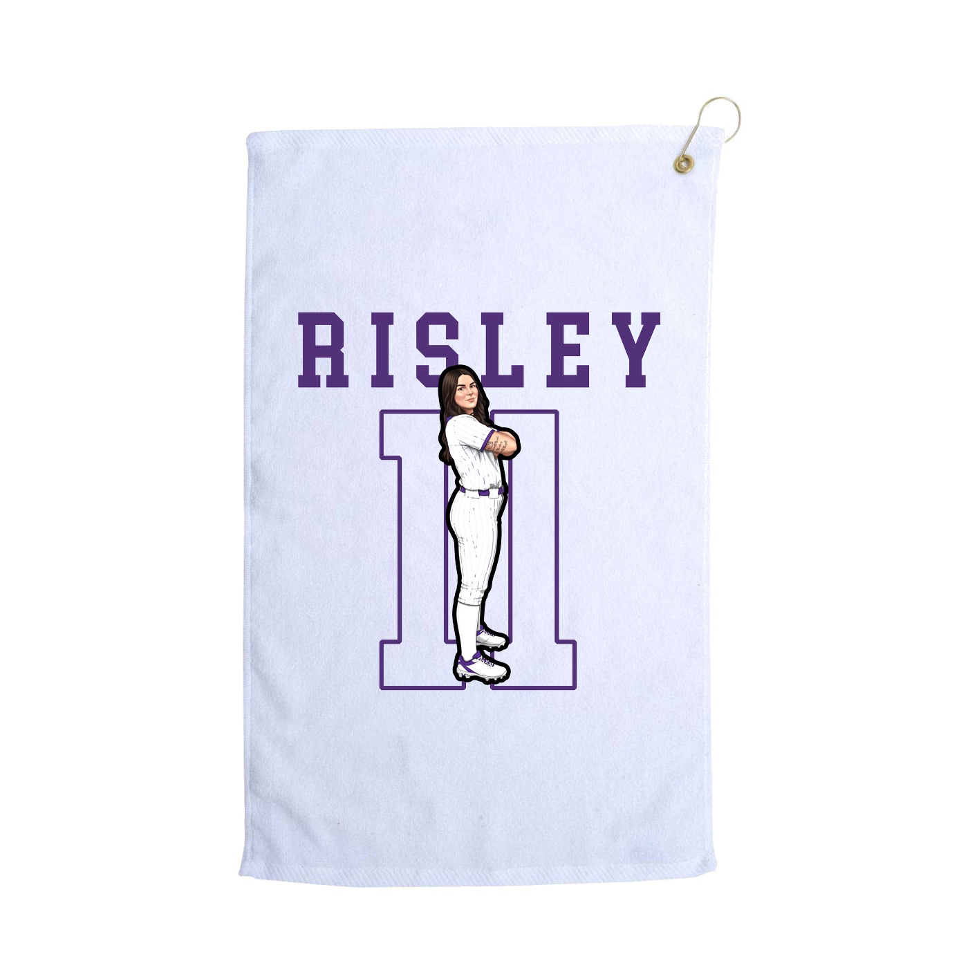 Golf Towel — Shirsey in White