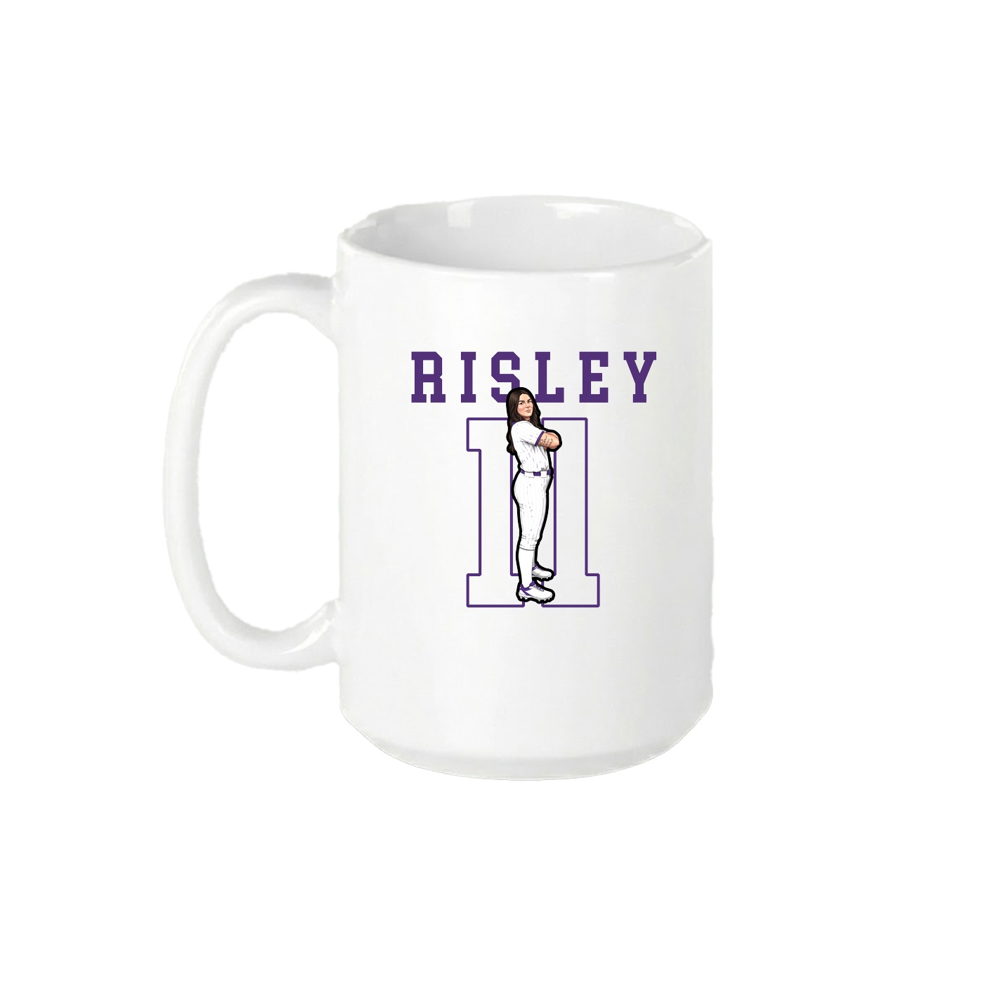15oz Coffee Mug — Shirsey in White