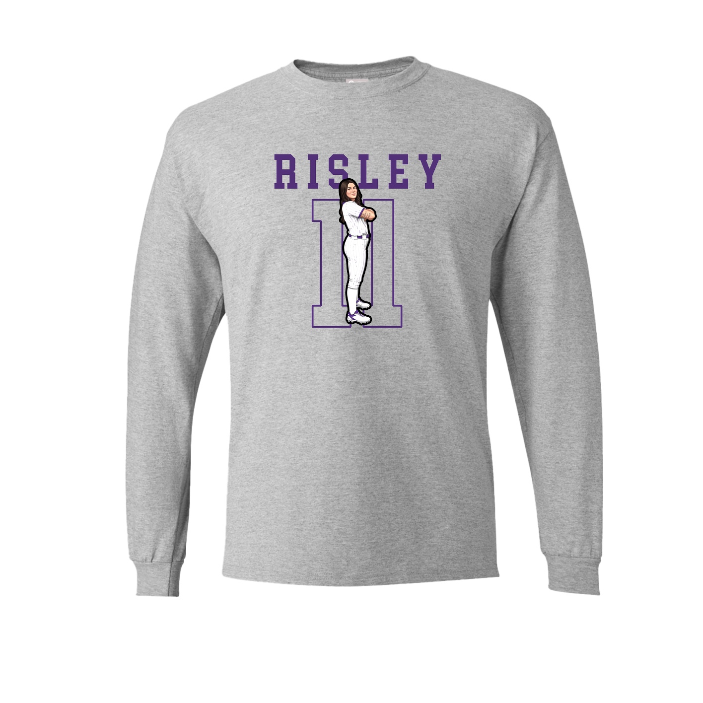 Long Sleeve Tee — Shirsey in Grey