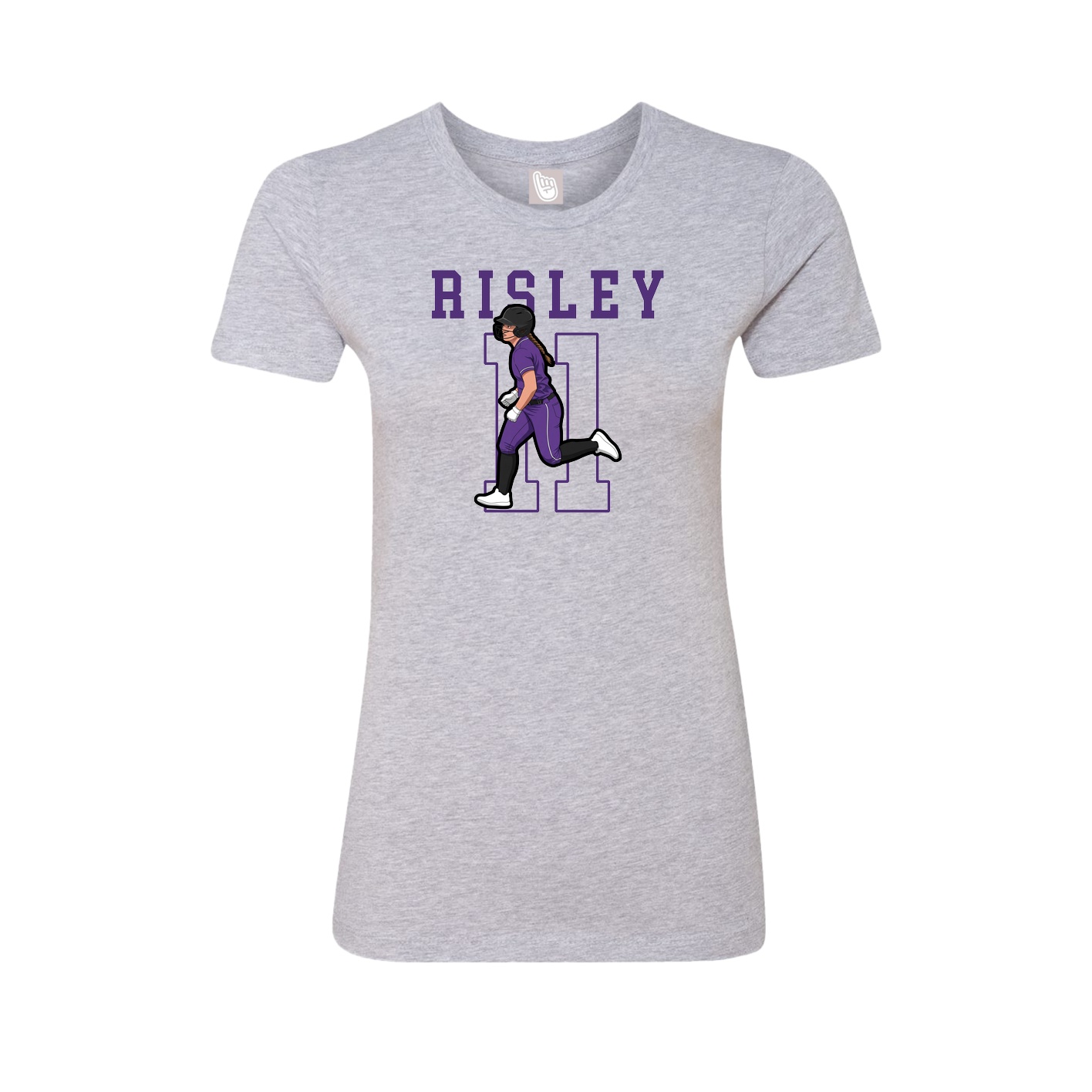 Fitted Women's Tee — Shirsey in Grey