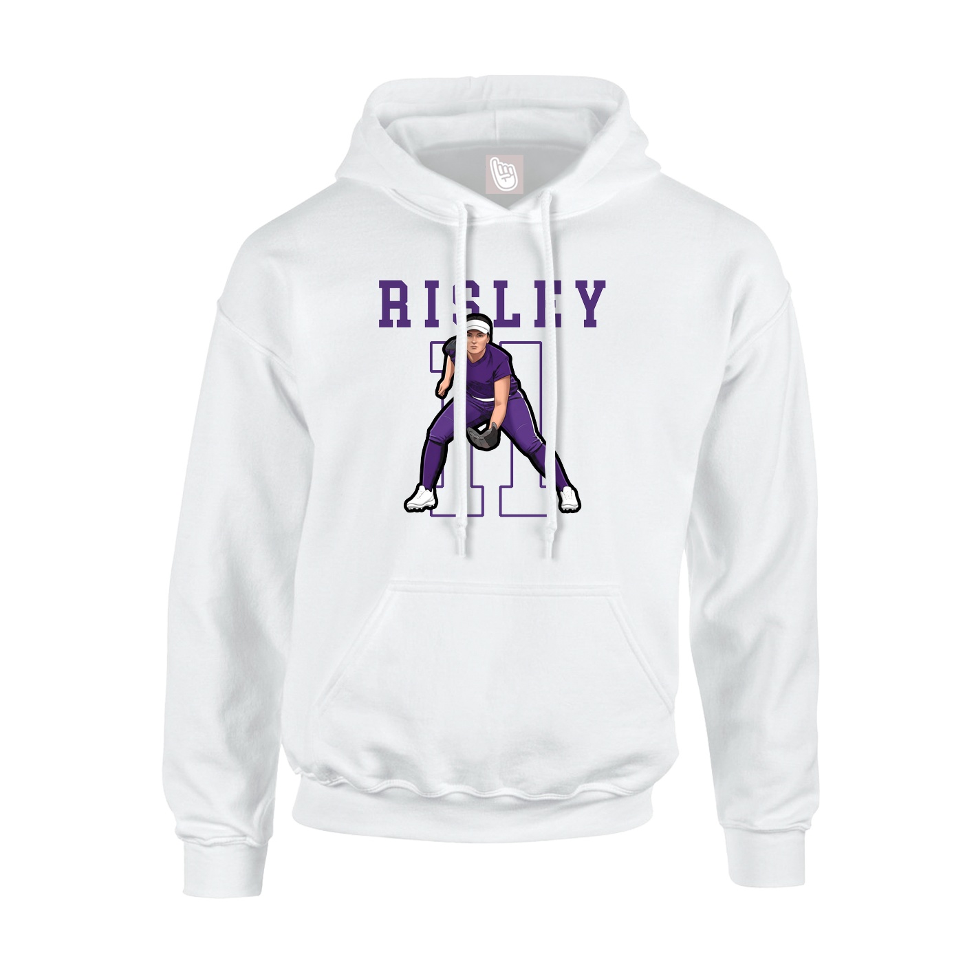 Hoodie — Shirsey in White