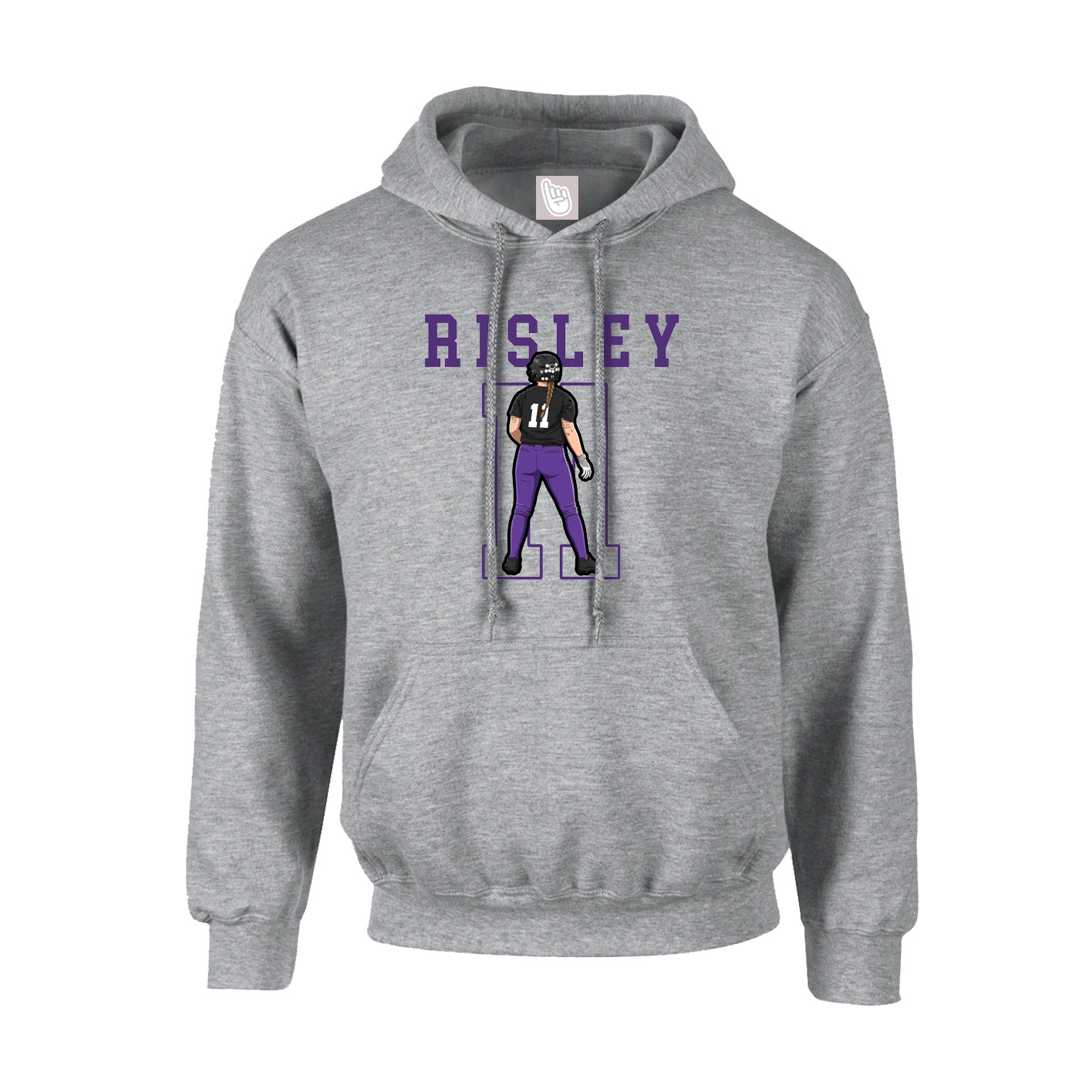 Hoodie — Shirsey in Grey