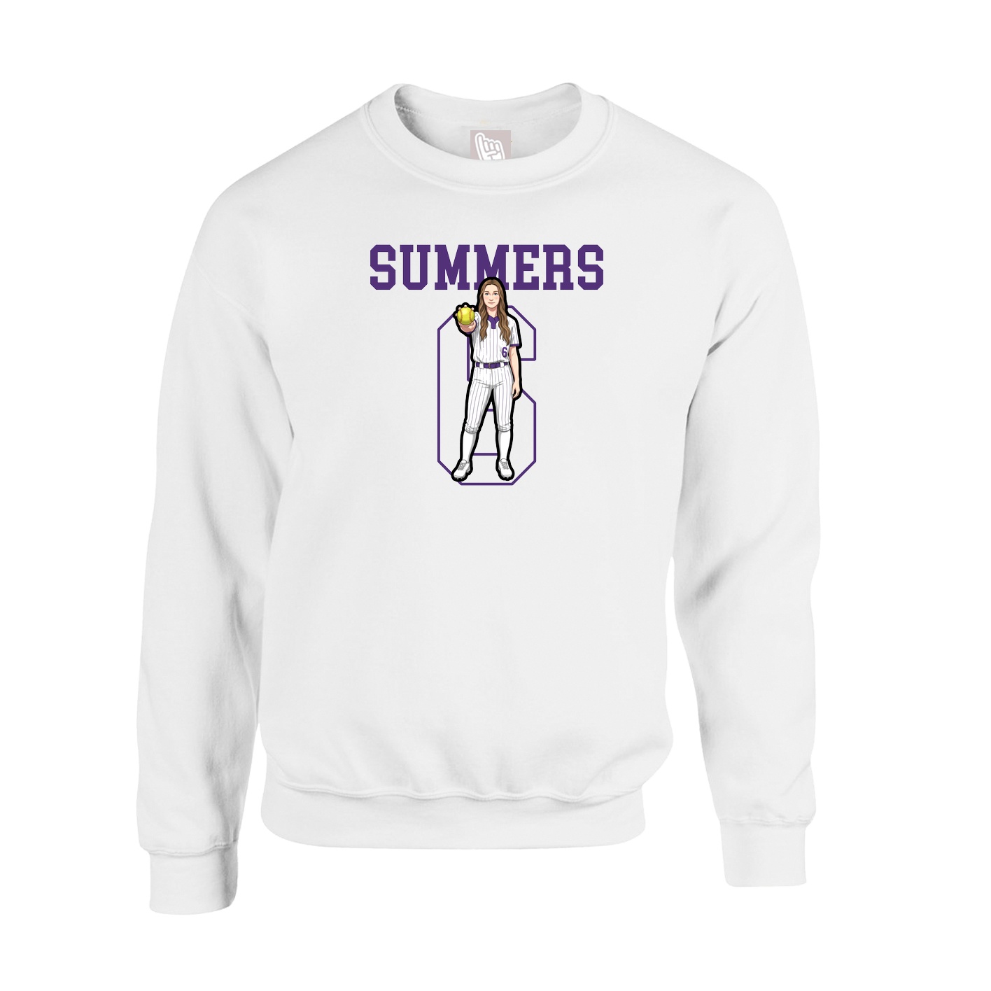 Fleece Crew — Shirsey in White