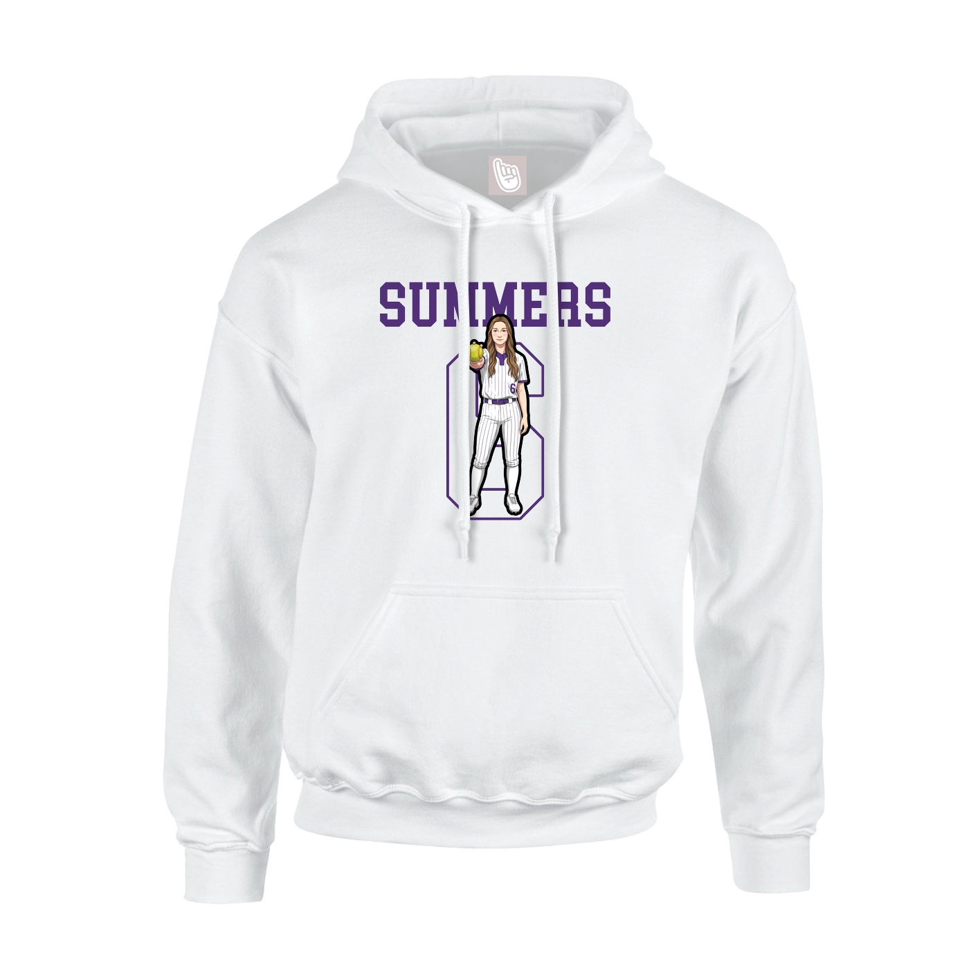 Youth Hoodie — Shirsey in White