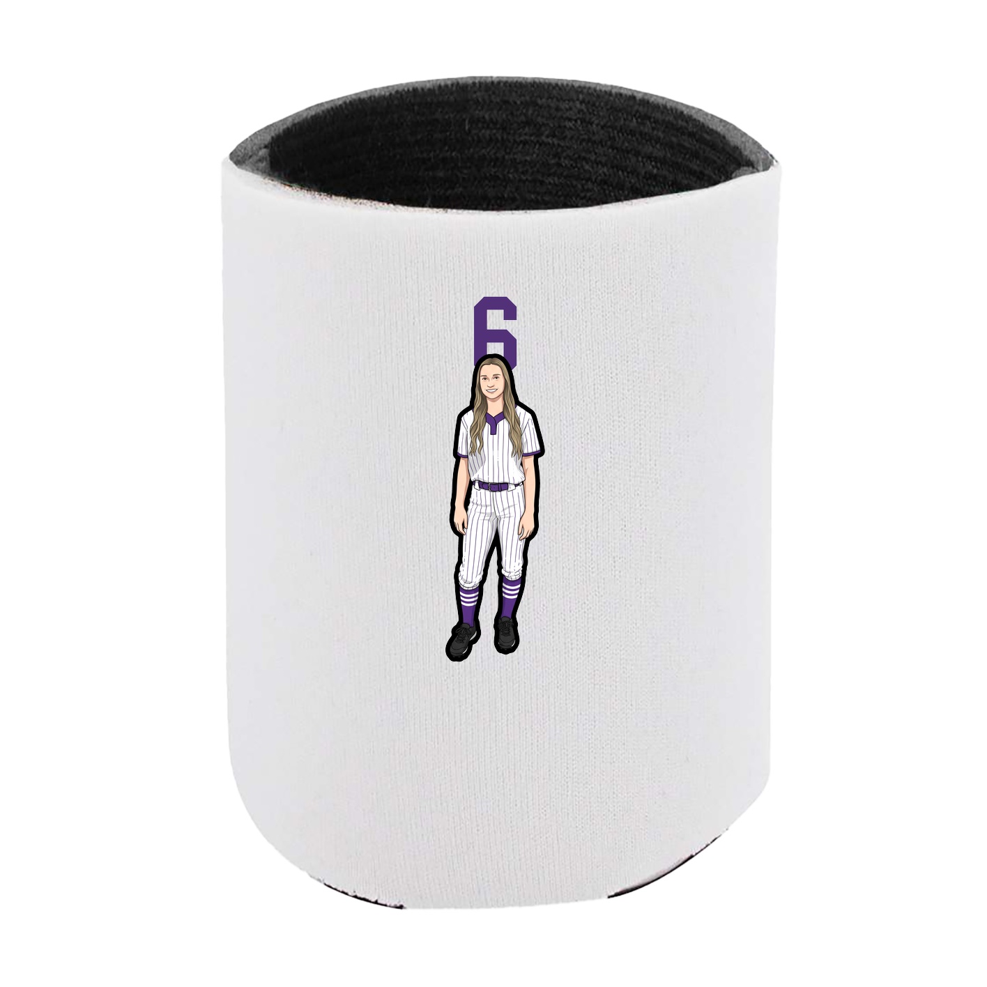 Can Holder — Number Top in White