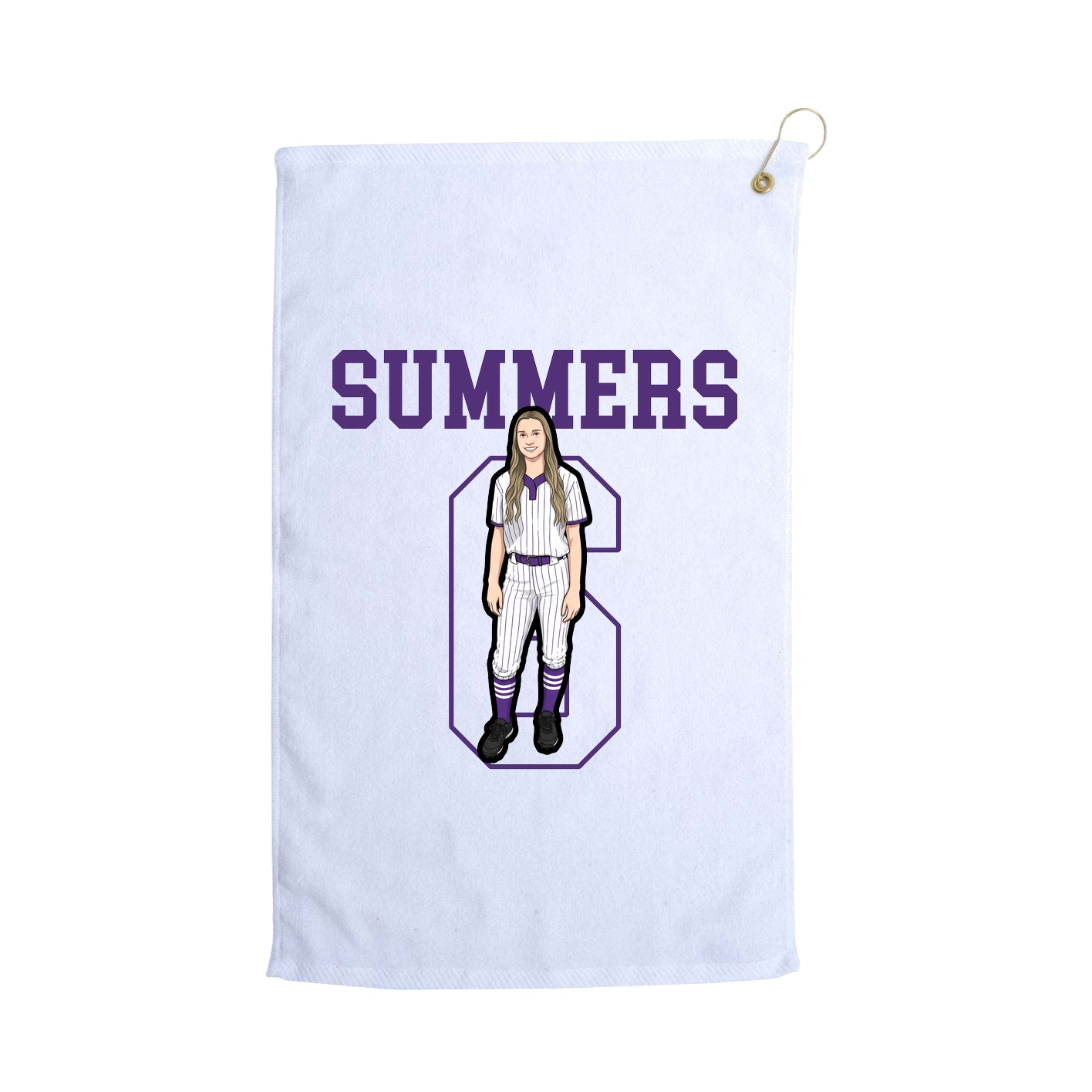Golf Towel — Shirsey in White