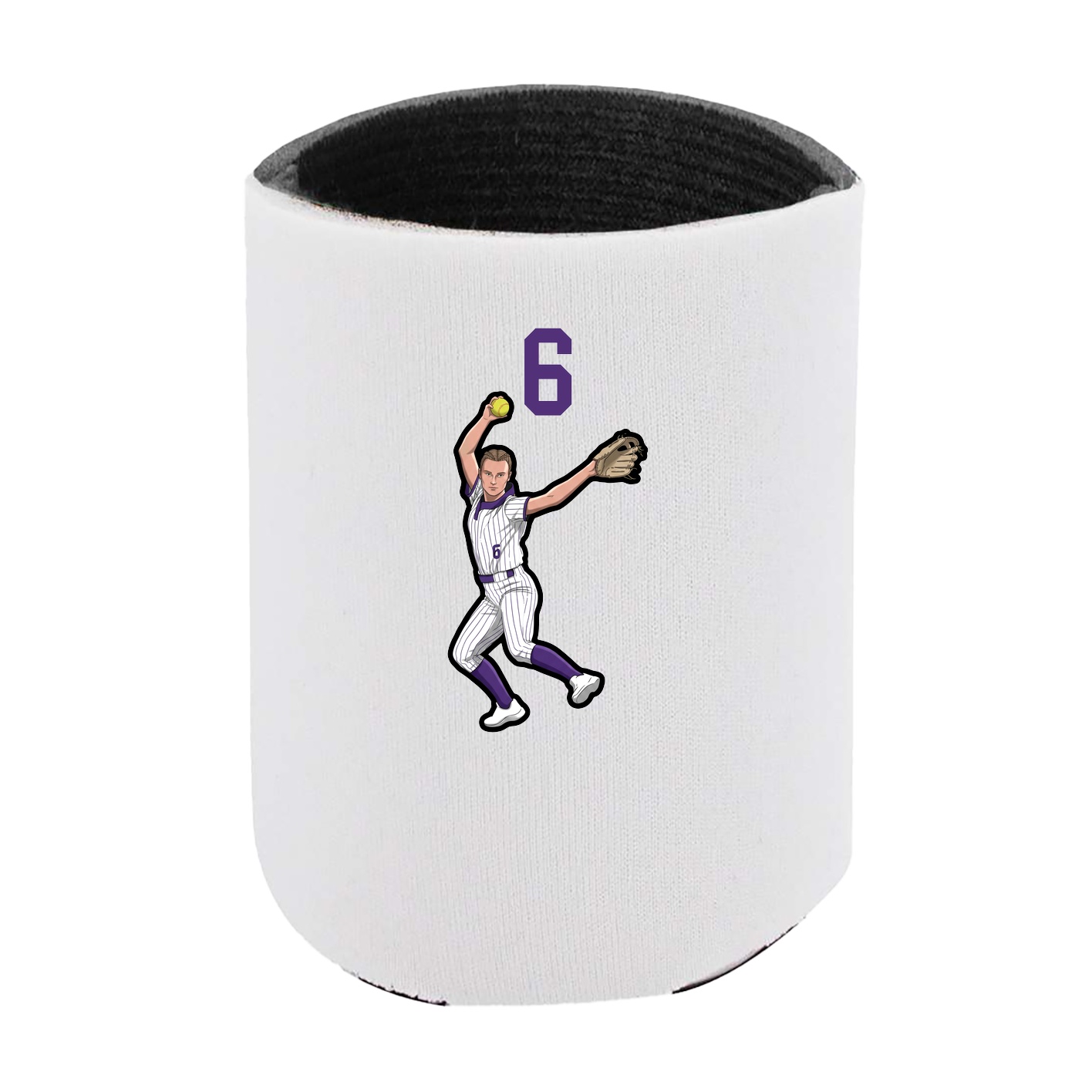 Can Holder — Number Top in White