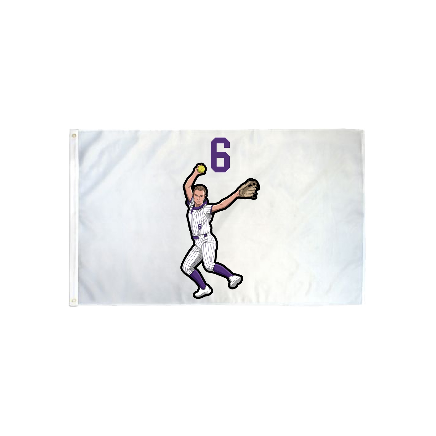 3x5 Flag — Number Top in Classic