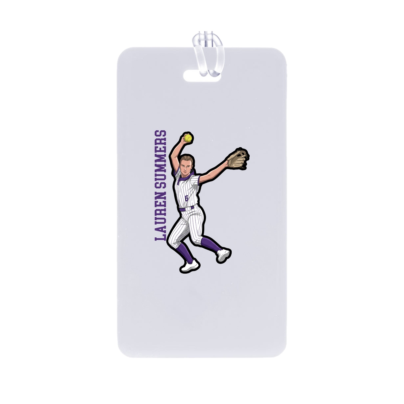 Bag Tag — Name Vertical in Classic