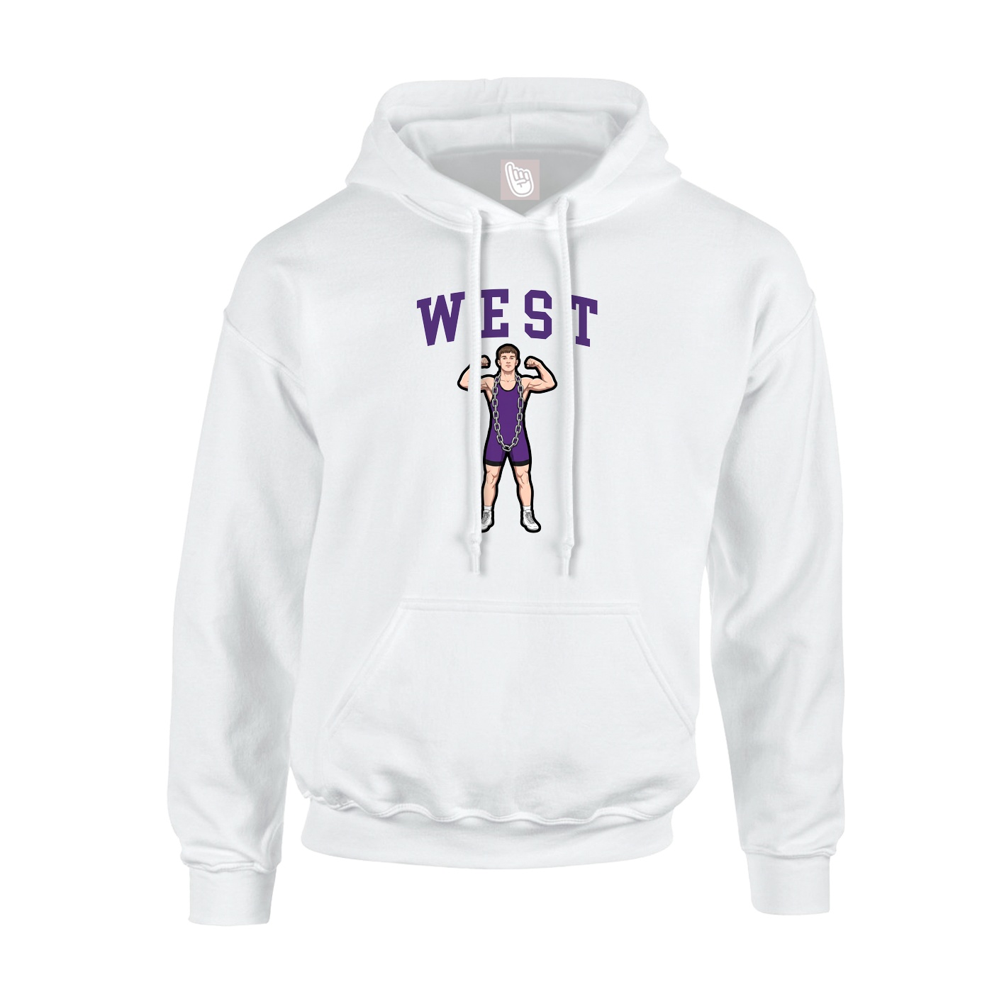 Youth Hoodie — Shirsey in White
