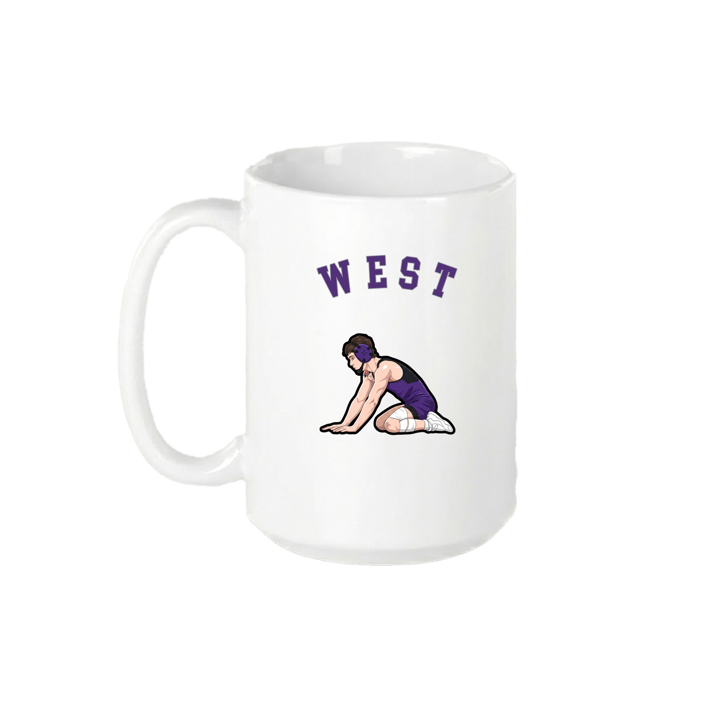 15oz Coffee Mug — Shirsey Arch in White