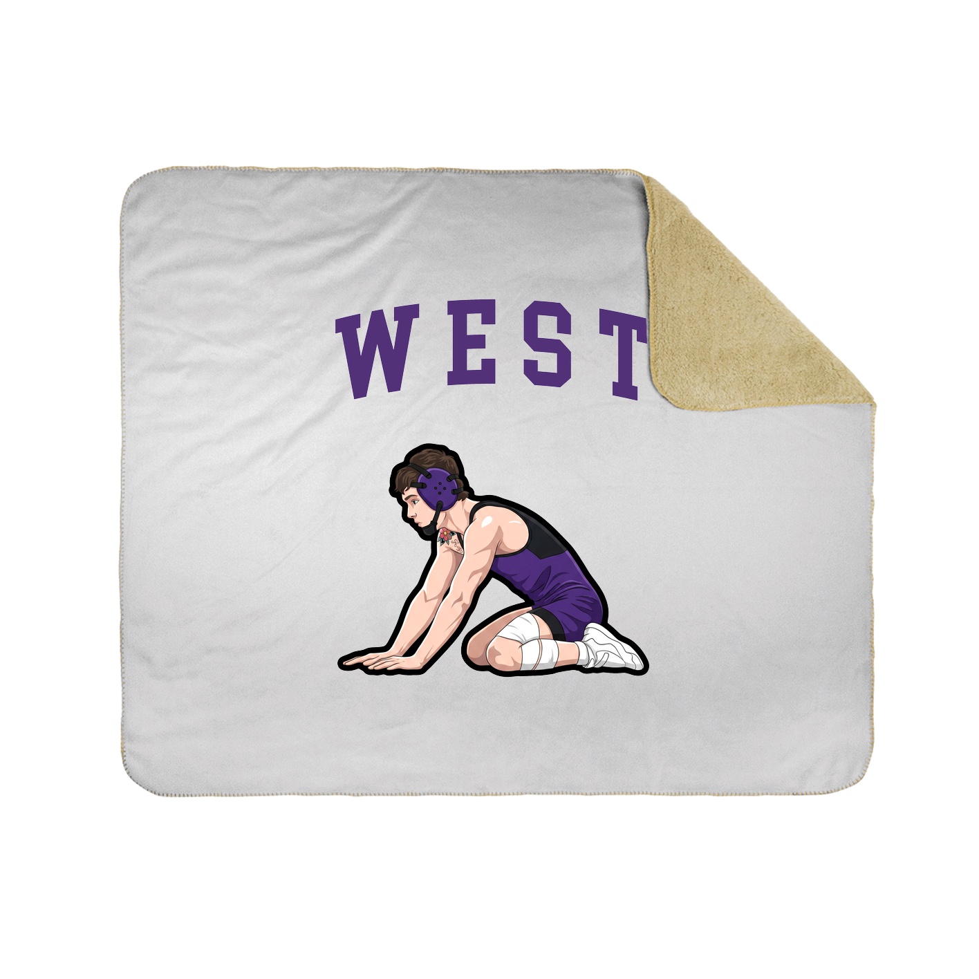 Throw Blanket — Shirsey in White