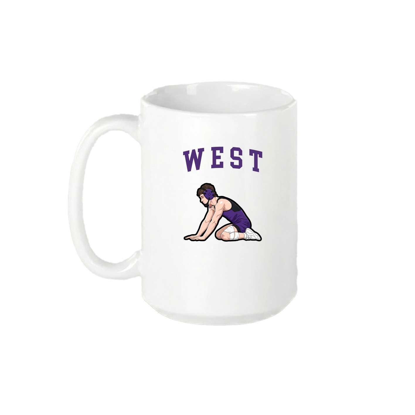15oz Coffee Mug — Shirsey in White