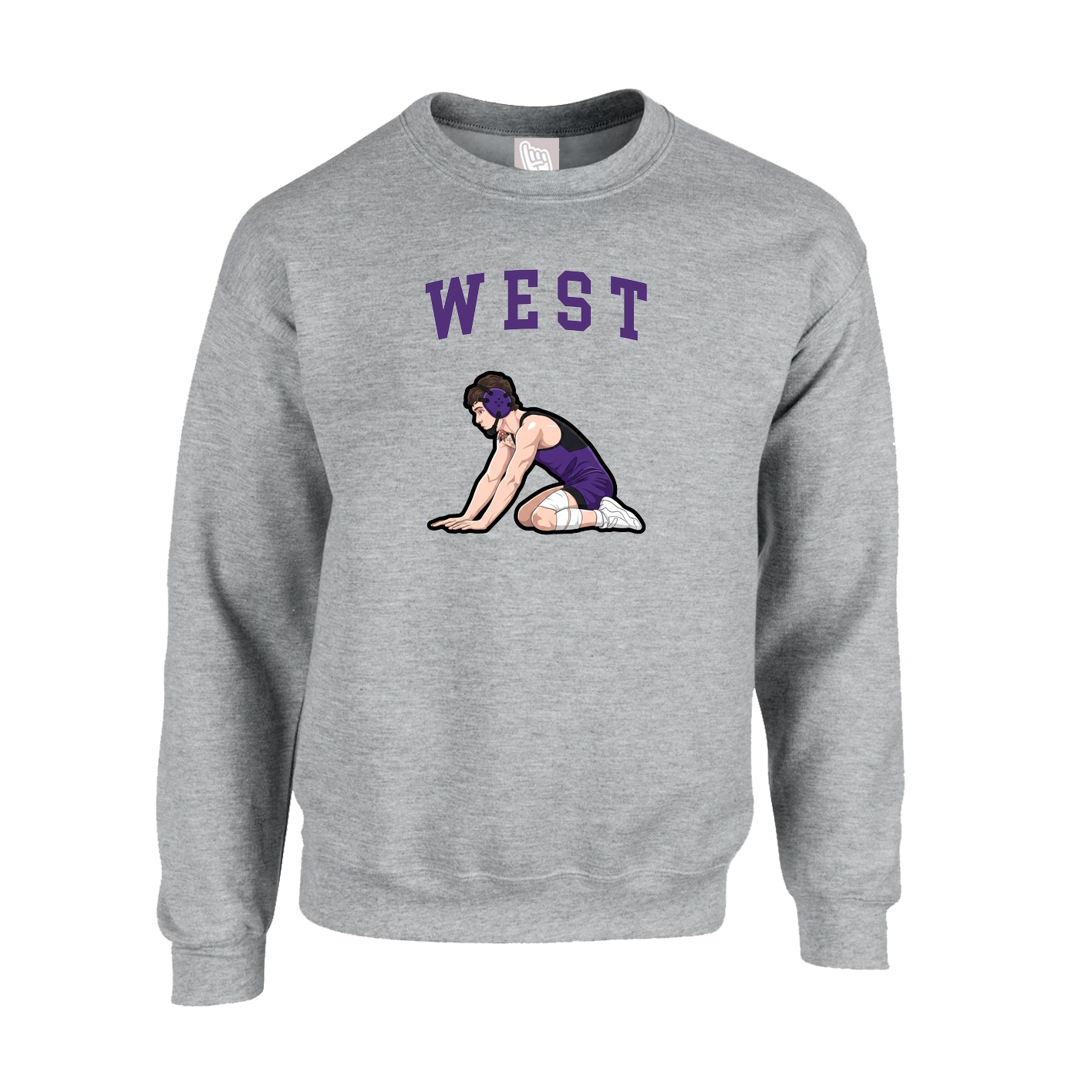 Fleece Crew — Shirsey in Grey