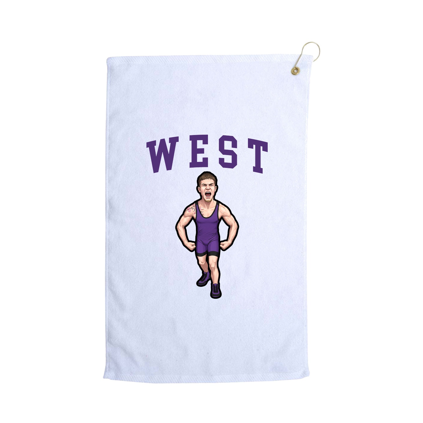 Golf Towel — Shirsey in White