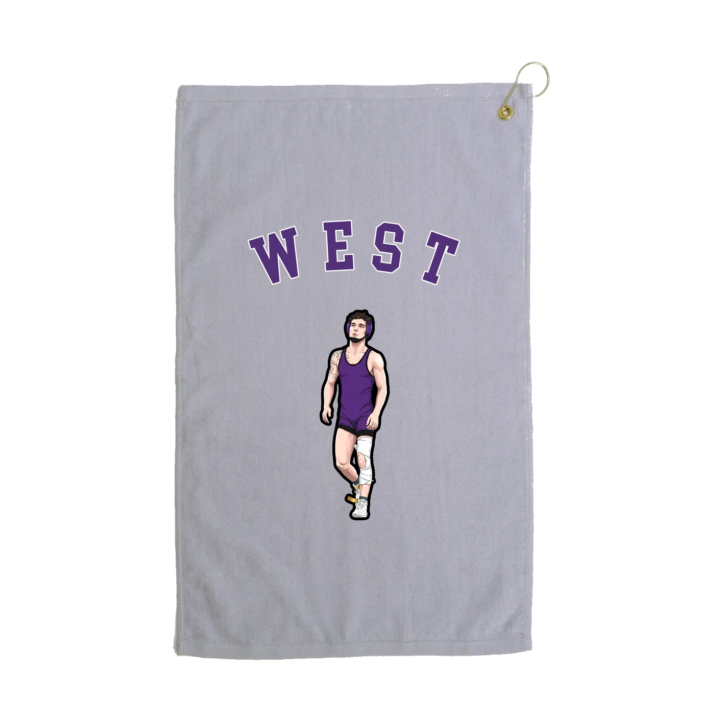 Golf Towel — Shirsey Arch in Grey