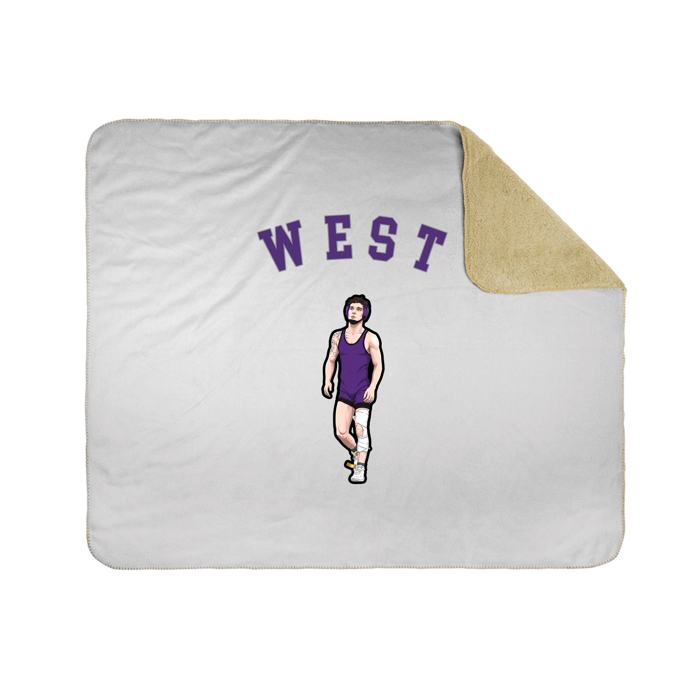 Throw Blanket — Shirsey Arch in White