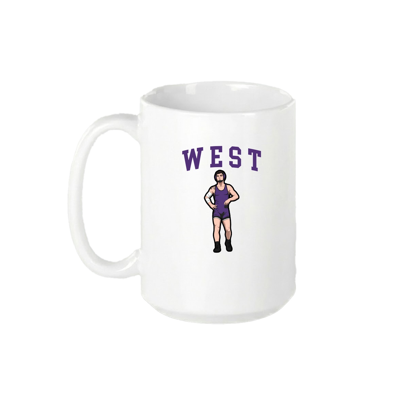 15oz Coffee Mug — Shirsey in White