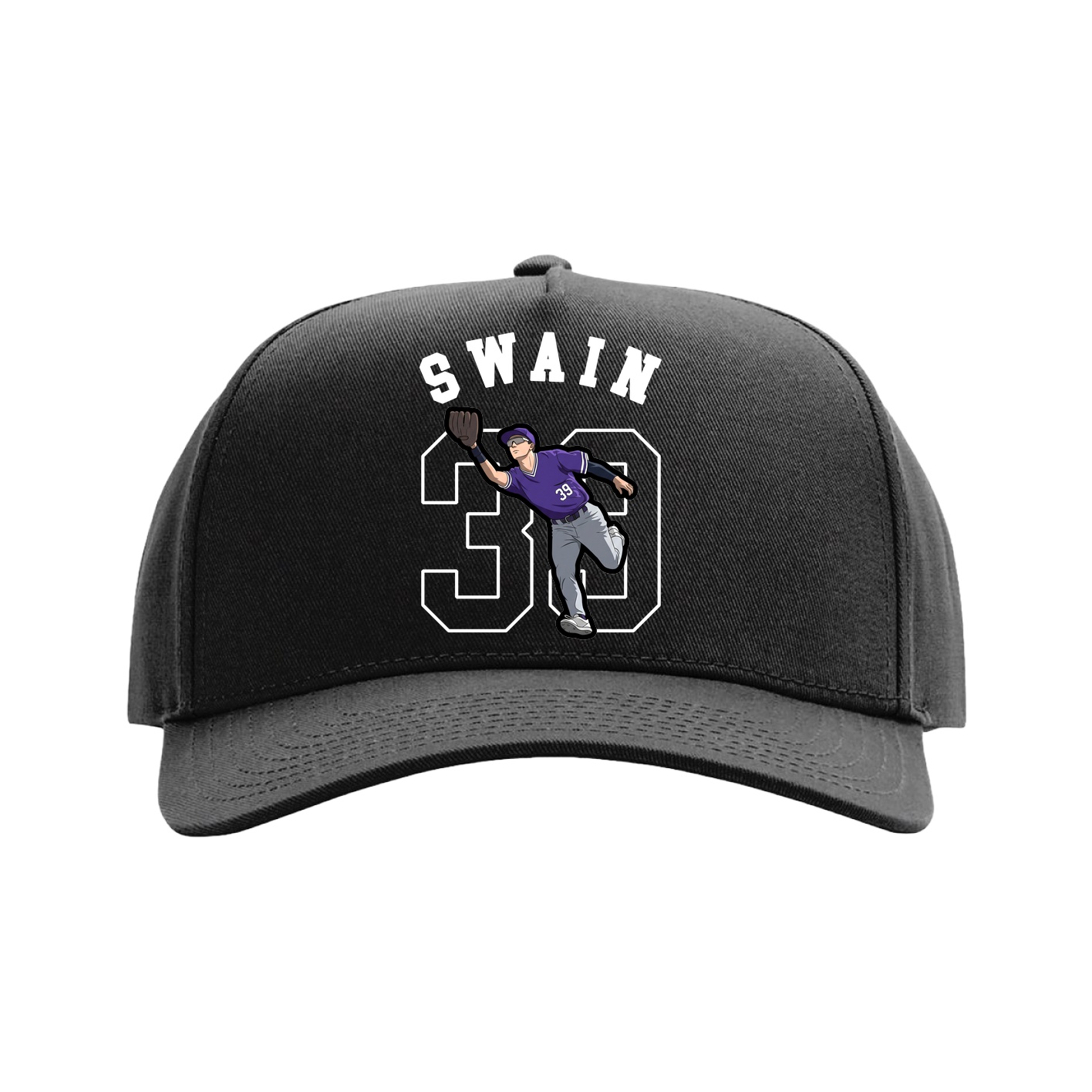 Full Fabric Five-Panel Champ Cap