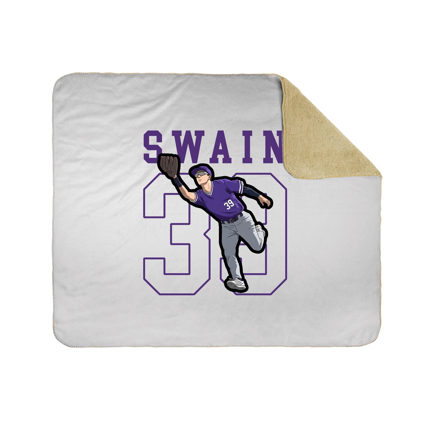 Throw Blanket — Shirsey in White