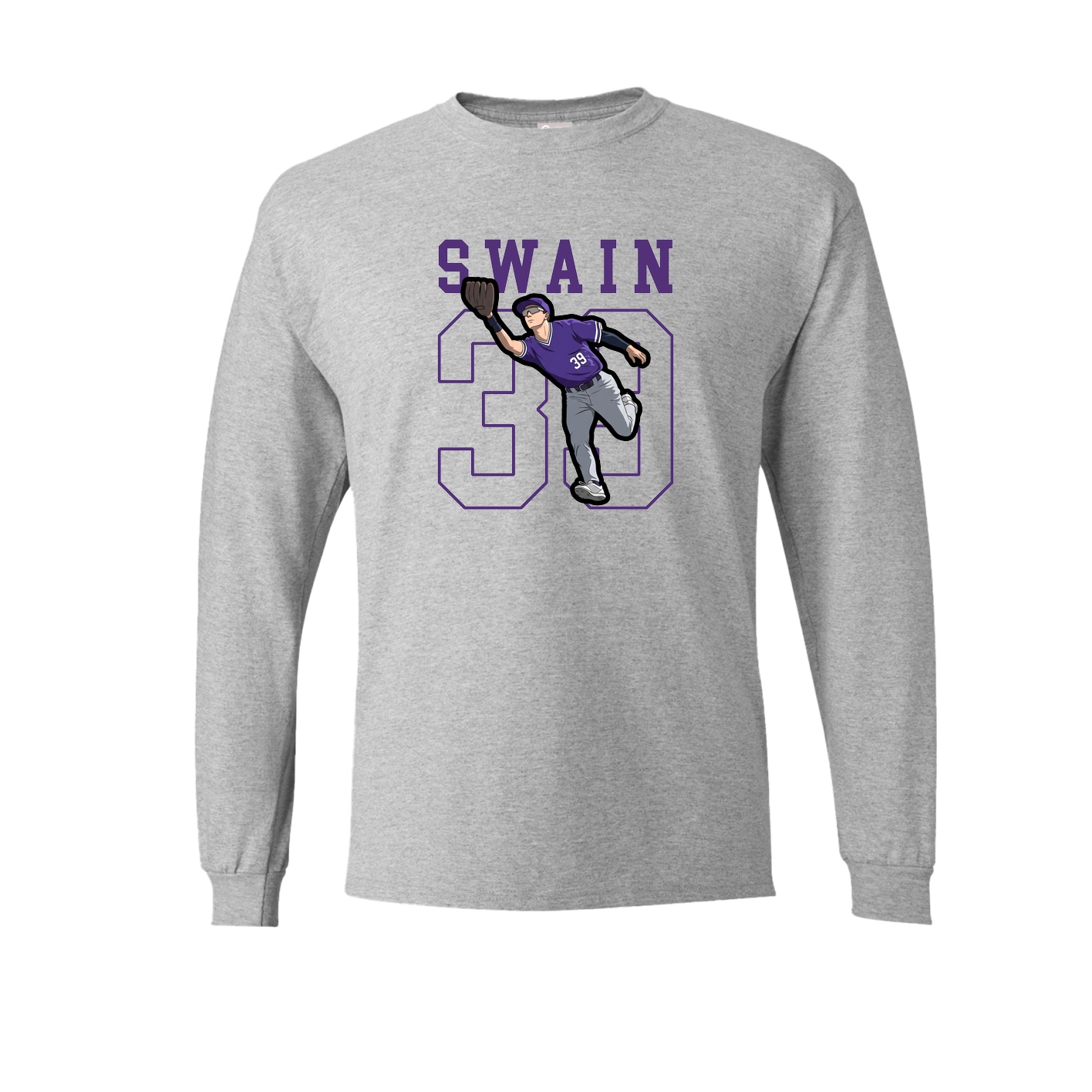 Long Sleeve Tee — Shirsey in Grey