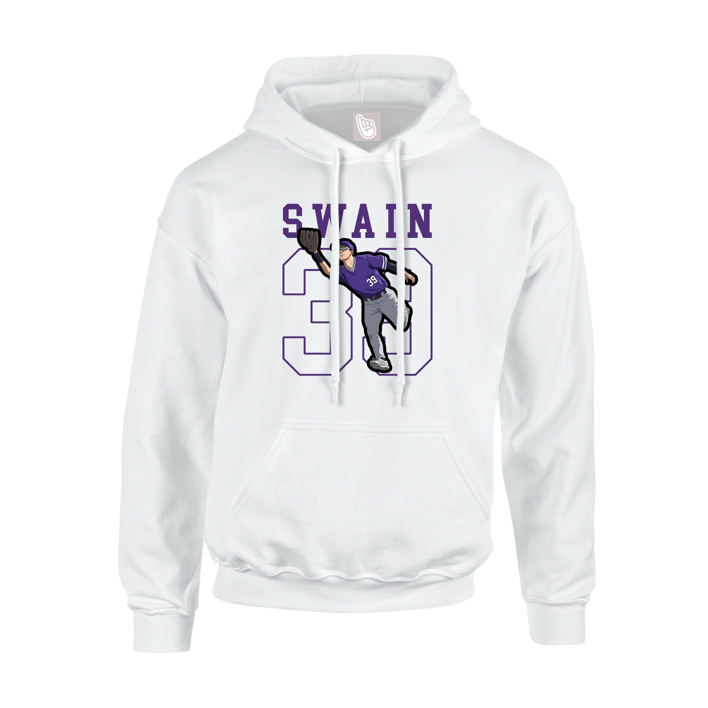 Hoodie — Shirsey in White