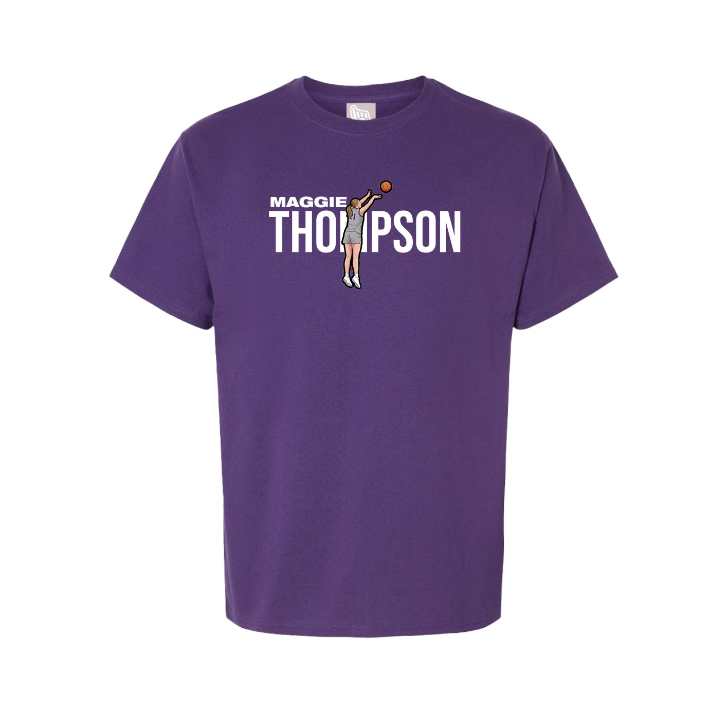 Youth Tee — Player Name in Purple