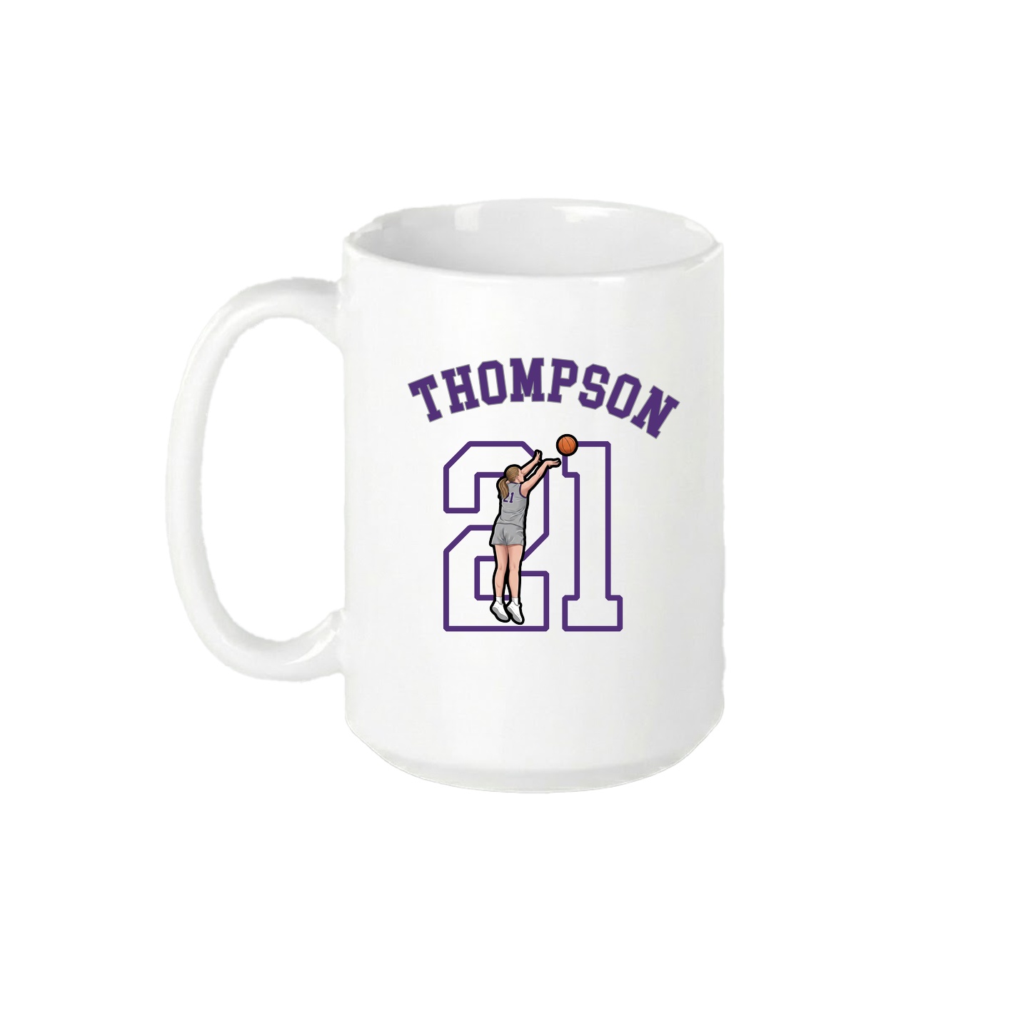 15oz Coffee Mug — Shirsey Arch in White