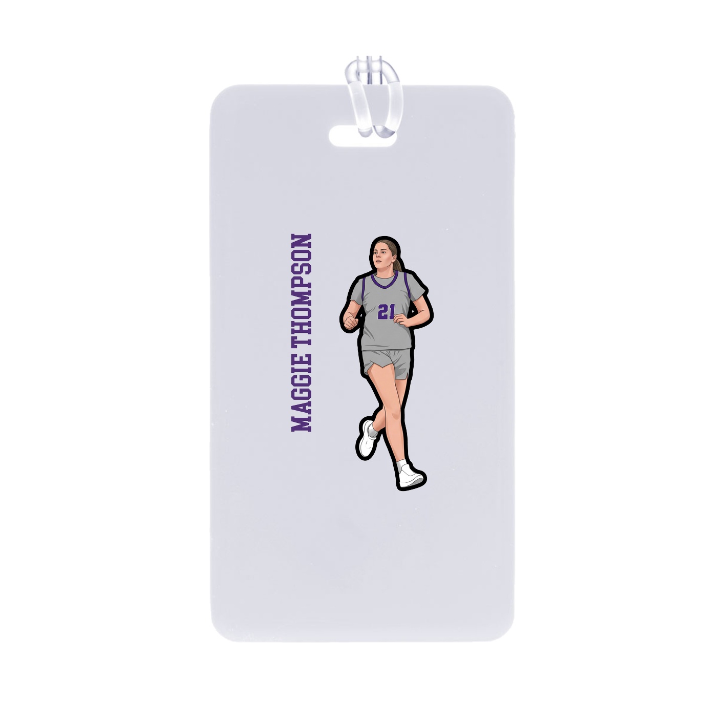 Bag Tag — Name Vertical in Classic