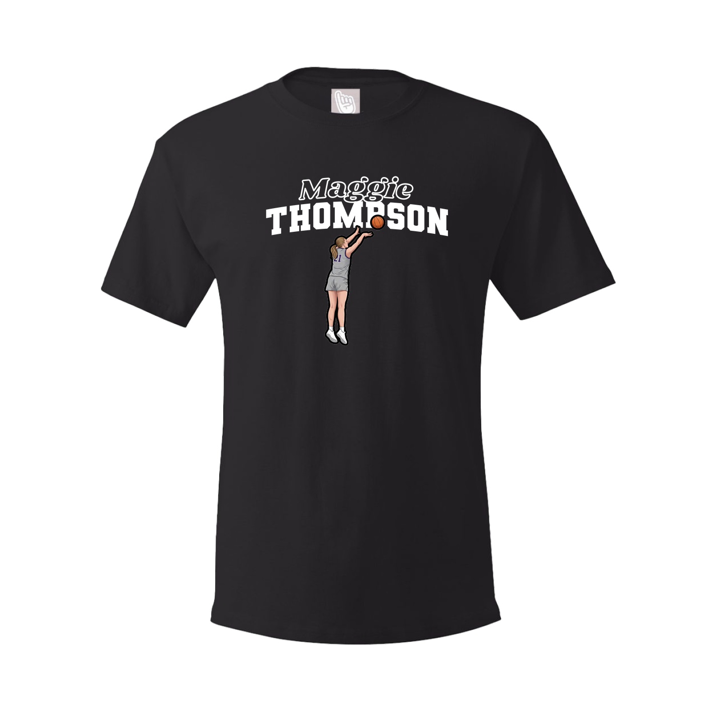 Youth Tee — Name Arch in Black