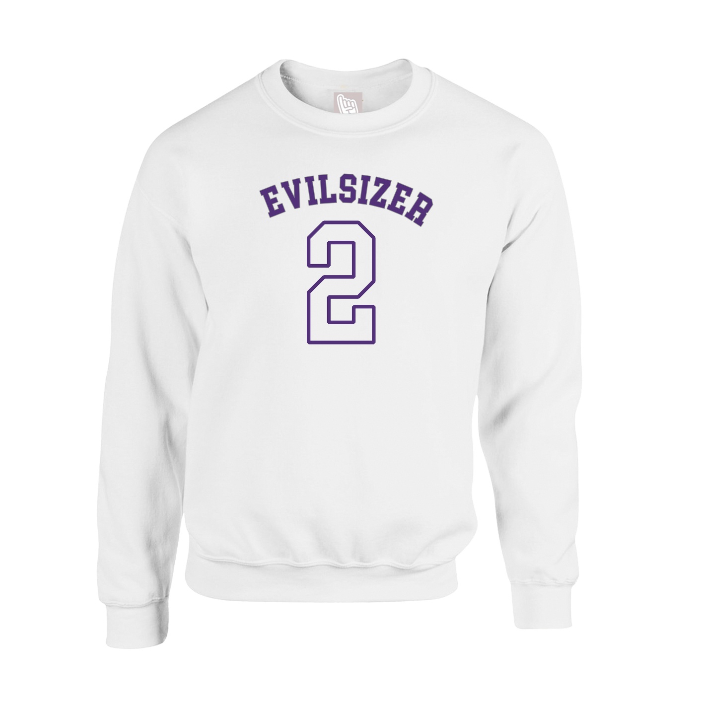Fleece Crew — Shirsey Arch in White