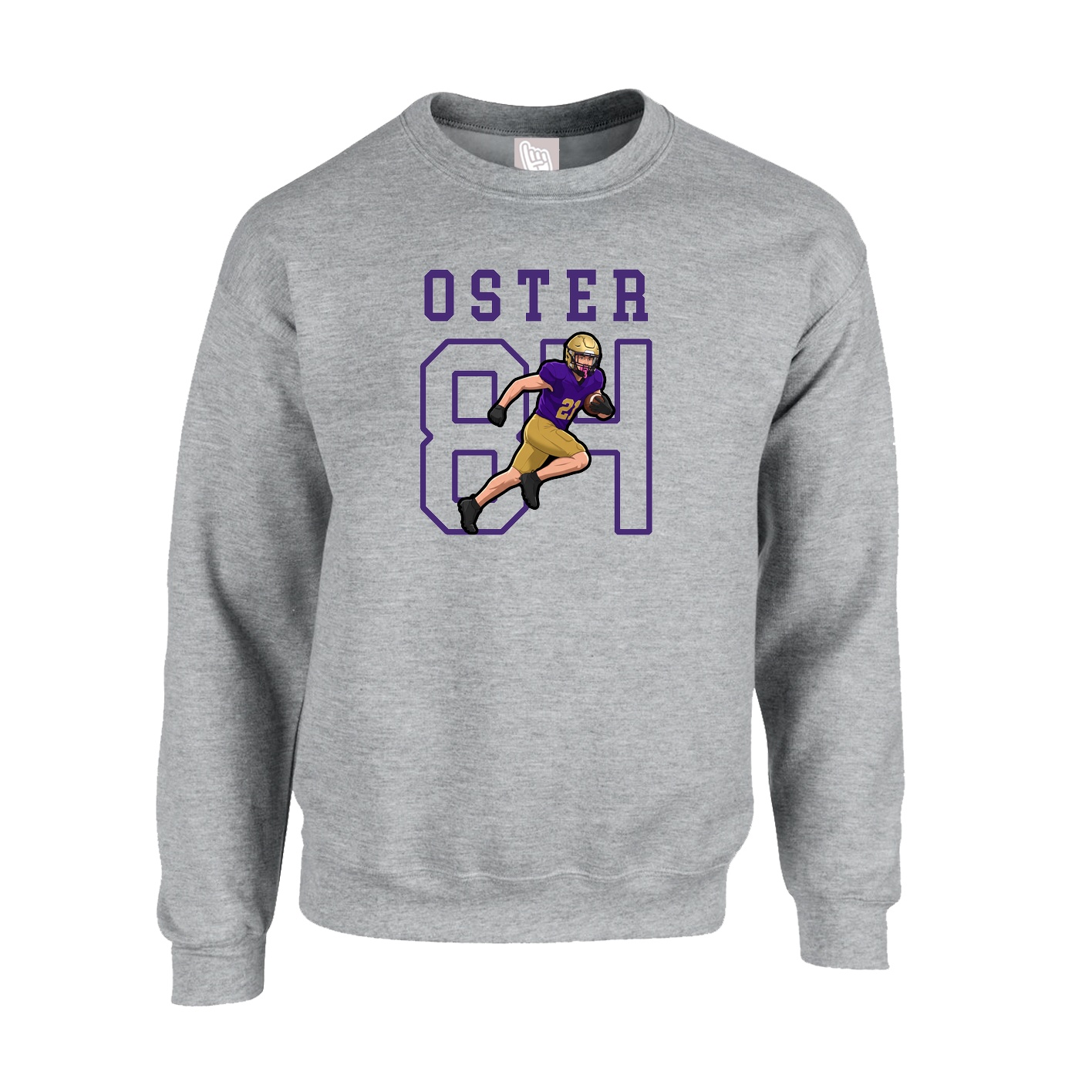 Fleece Crew — Shirsey in Grey