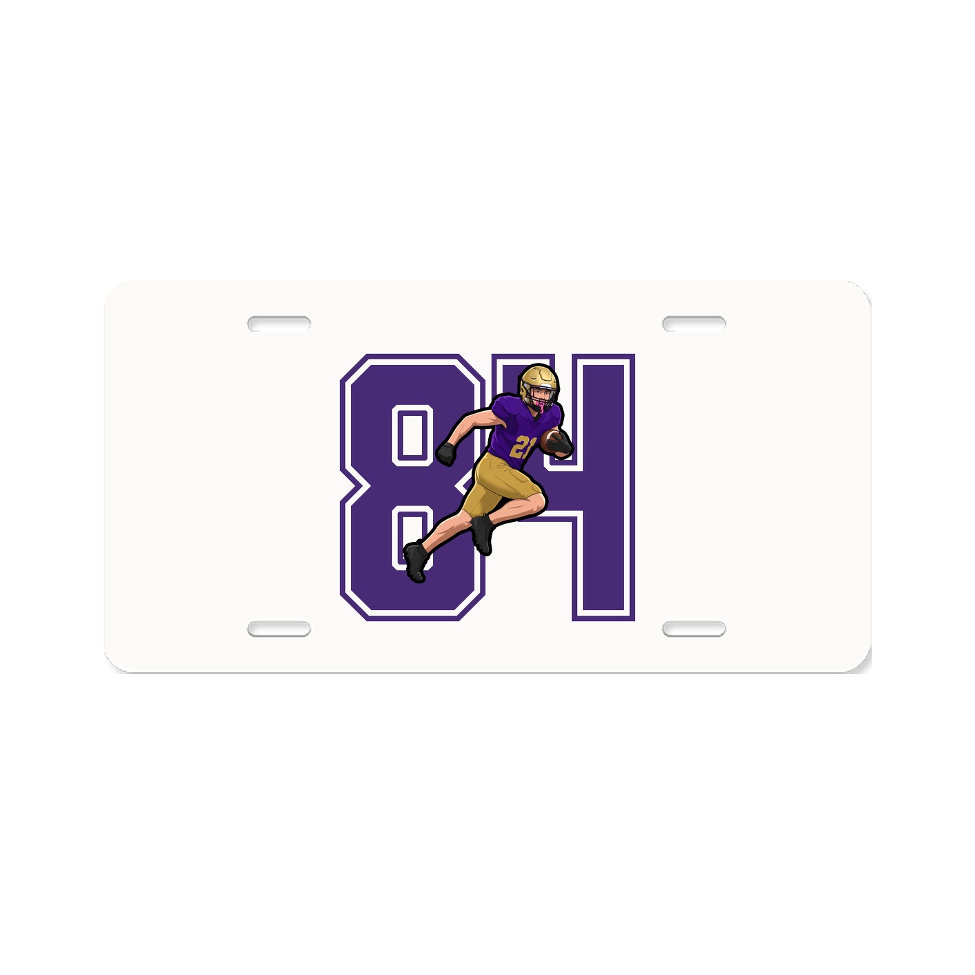 License Plate — Number in Classic